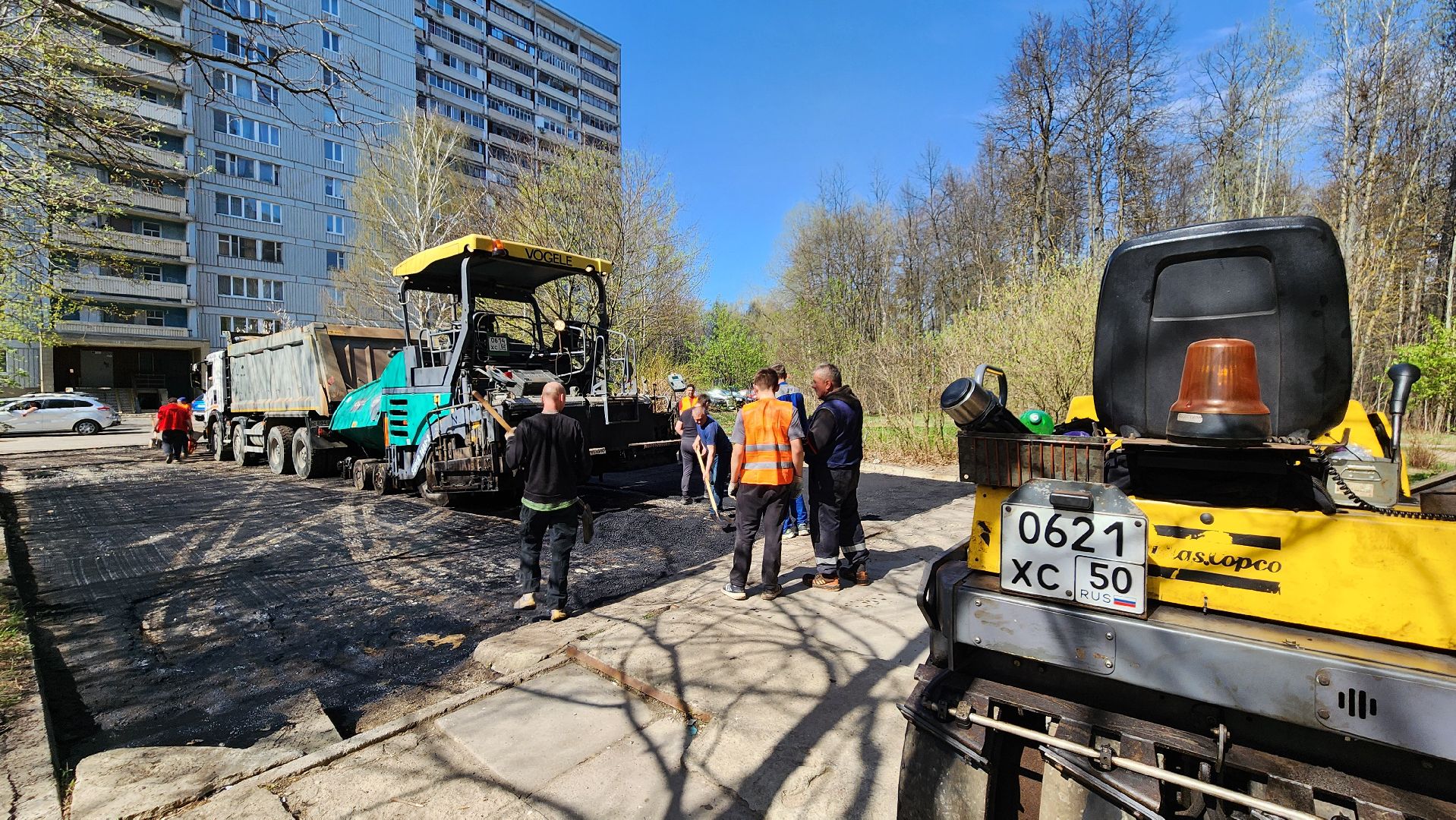 протвино, благоустройсво, асфальт во дворах,