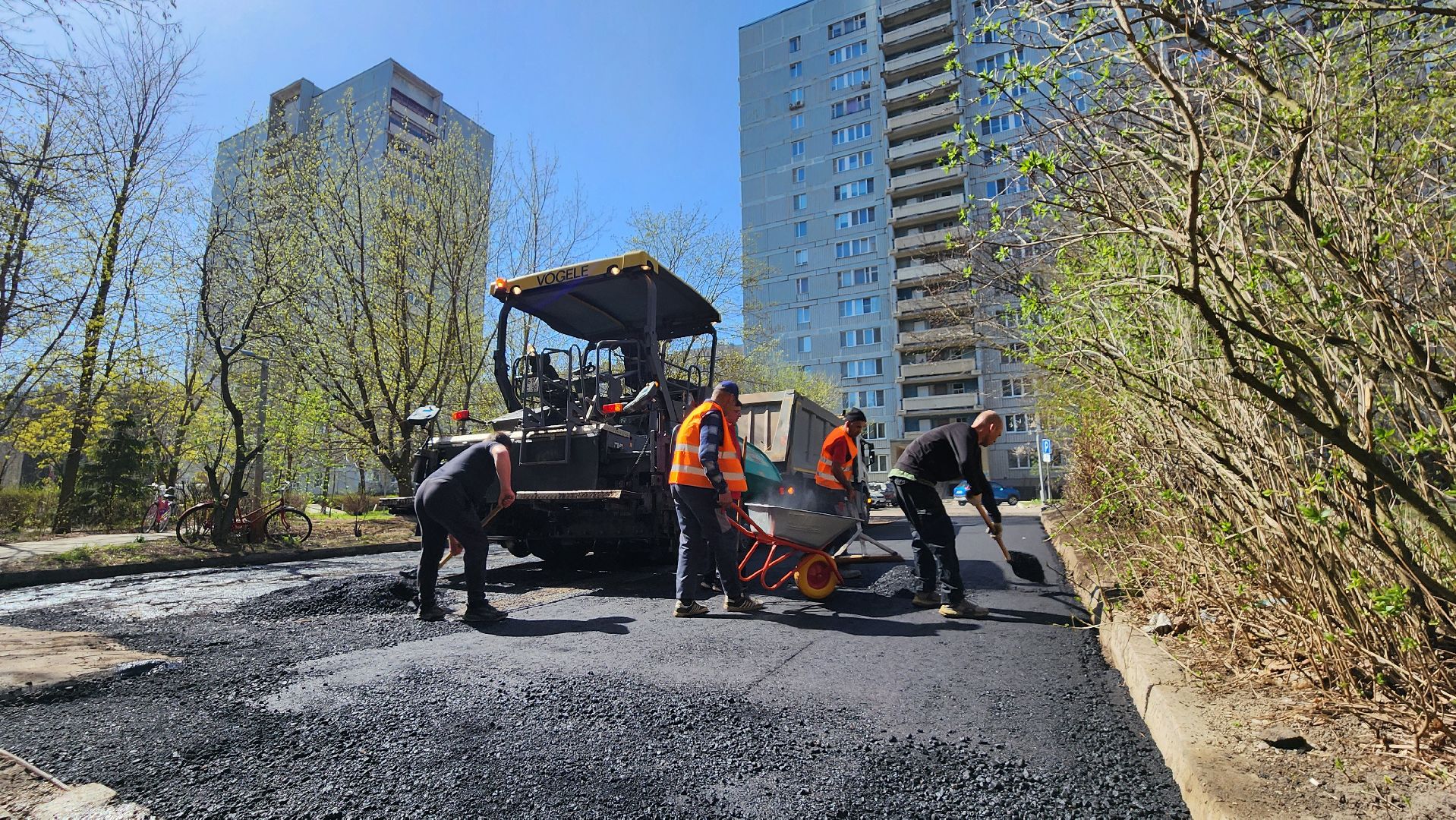 протвино, благоустройсво, асфальт во дворах,