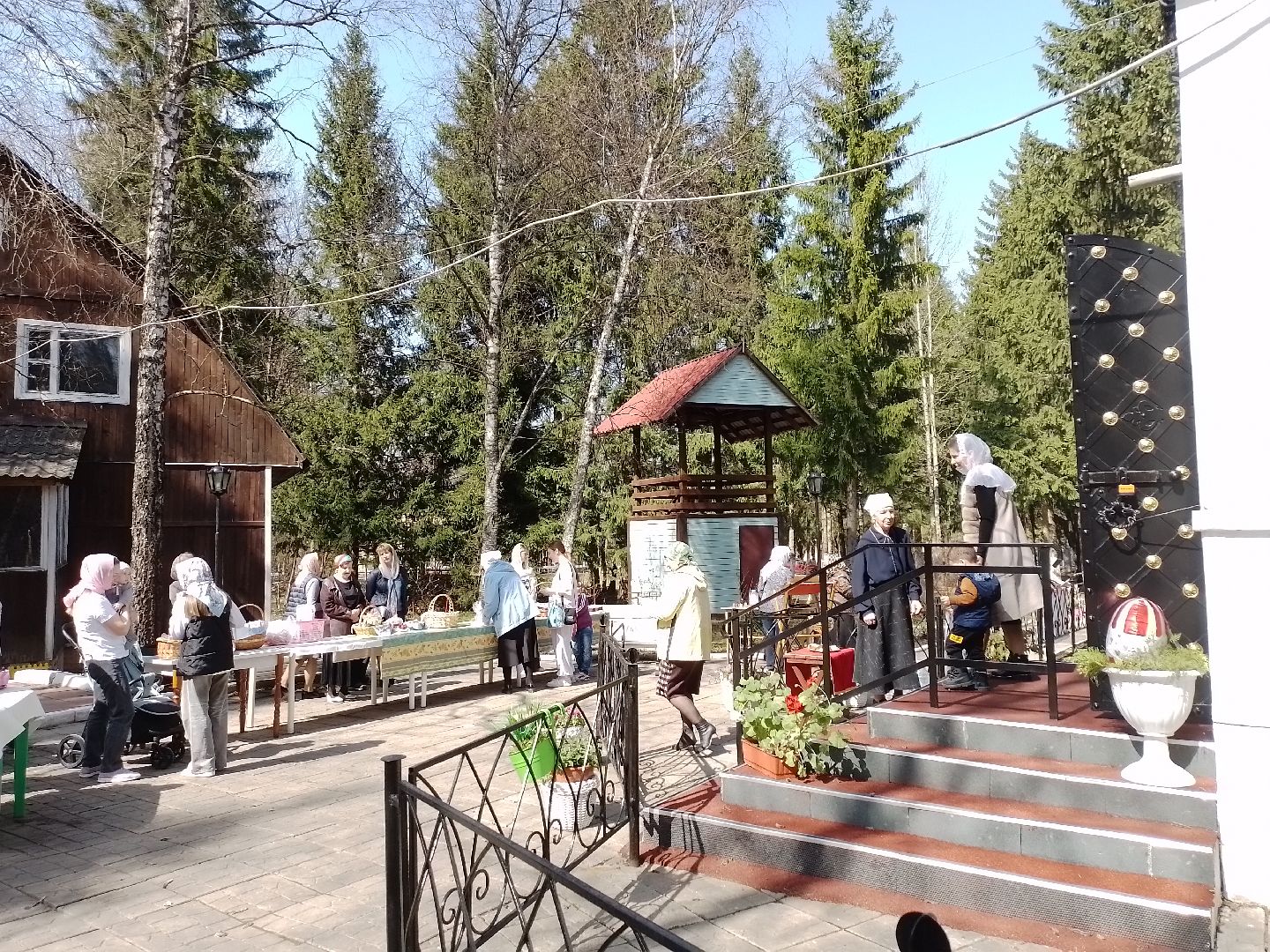 городской округ восход, пасха, куличи, георгиевская церковь,