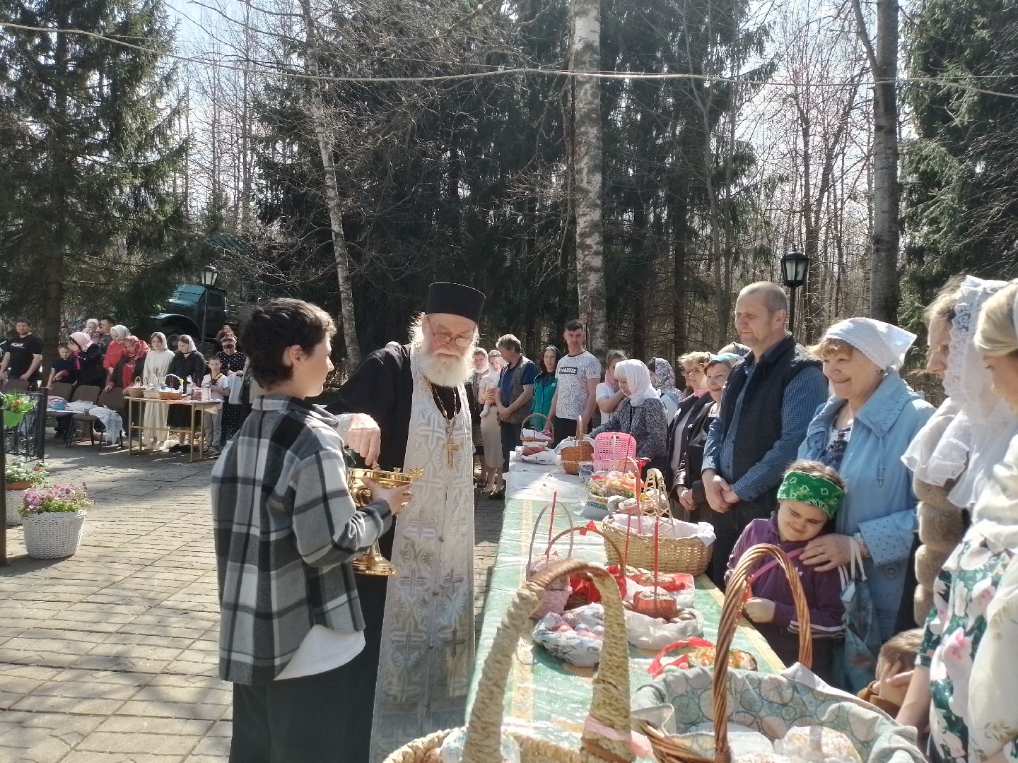городской округ восход, пасха, куличи, георгиевская церковь,