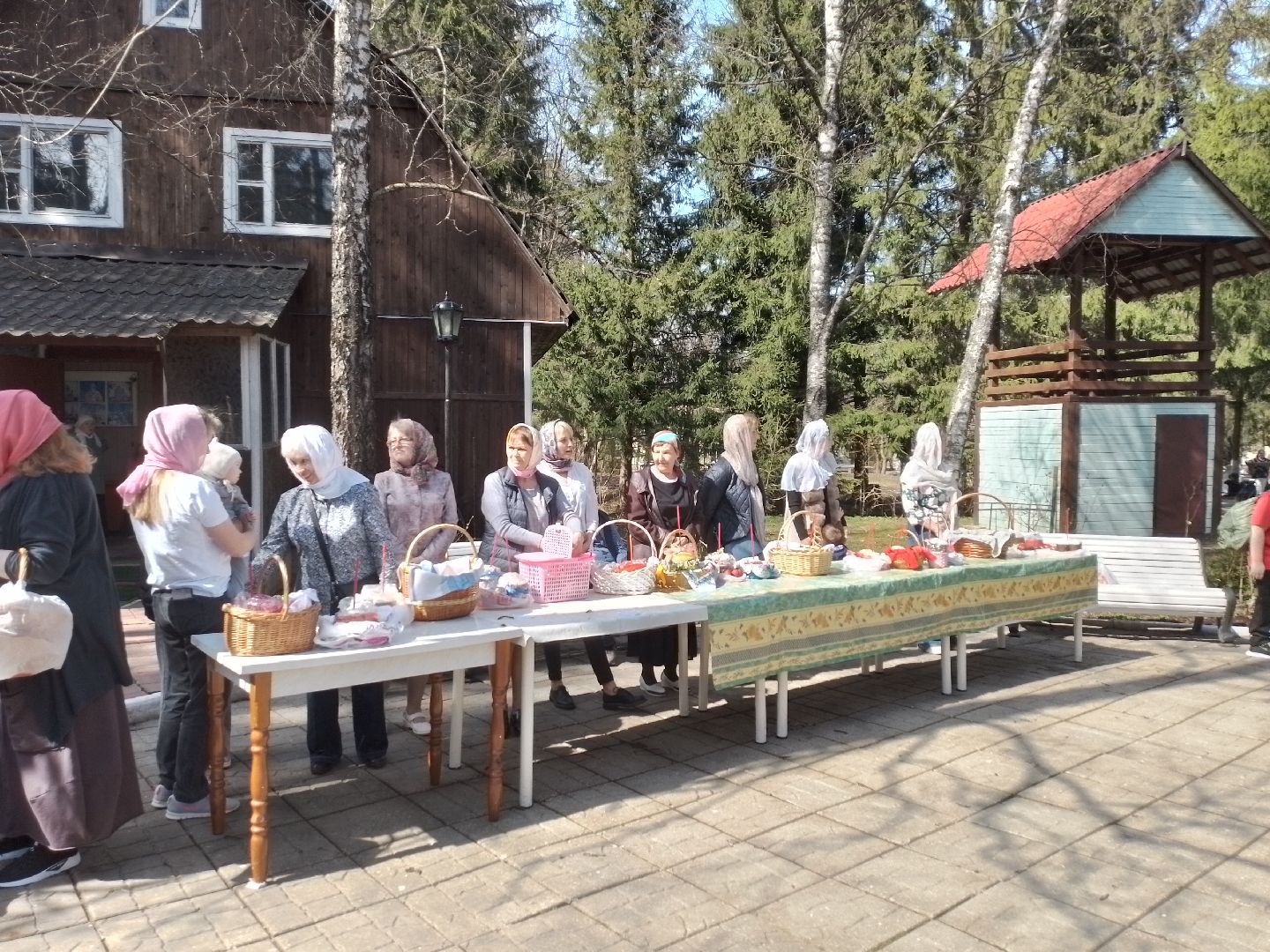 городской округ восход, пасха, куличи, георгиевская церковь,