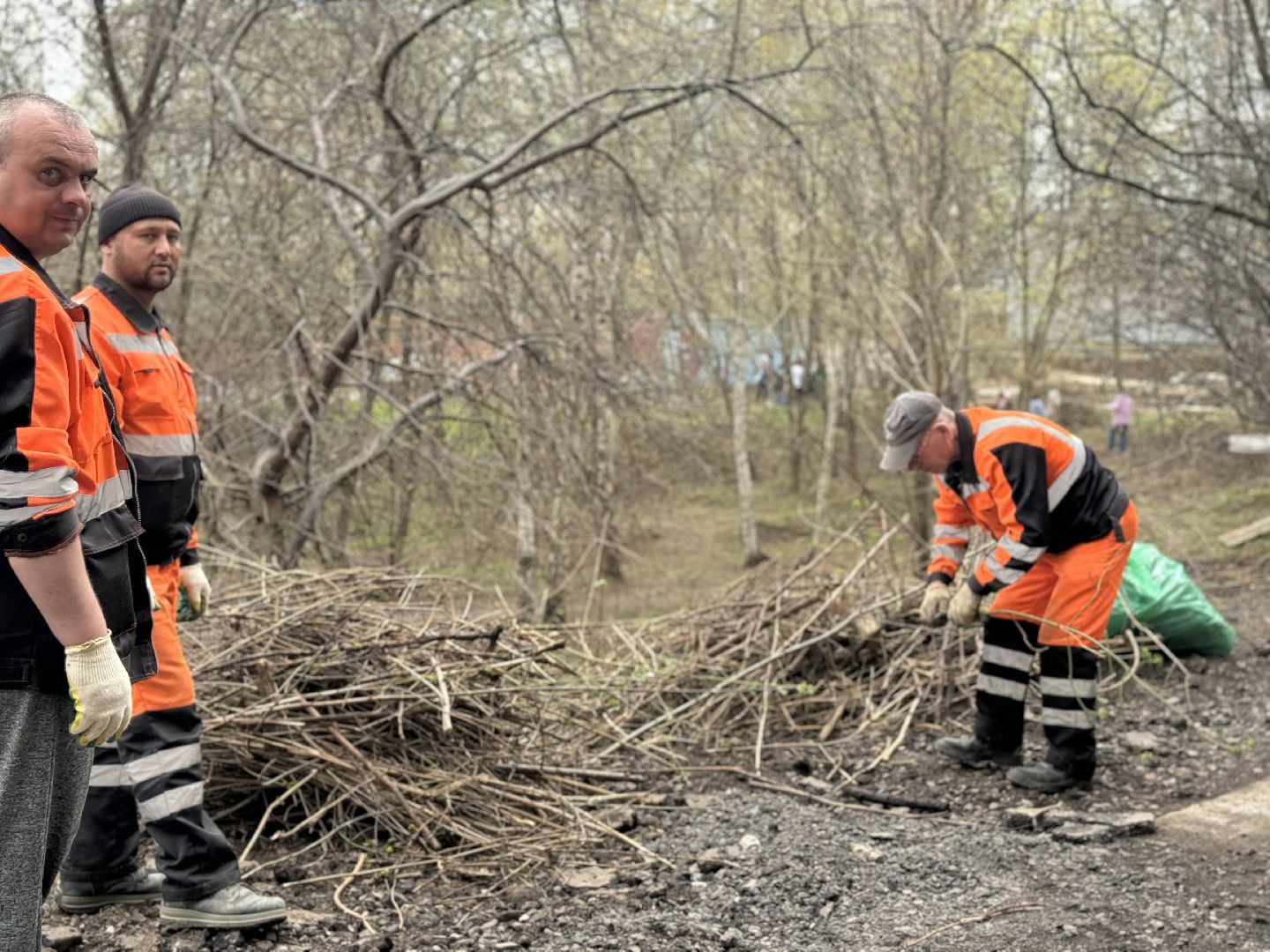 субботник, сквер сосенки, ленинский городской округ, жители ленинского округа,
