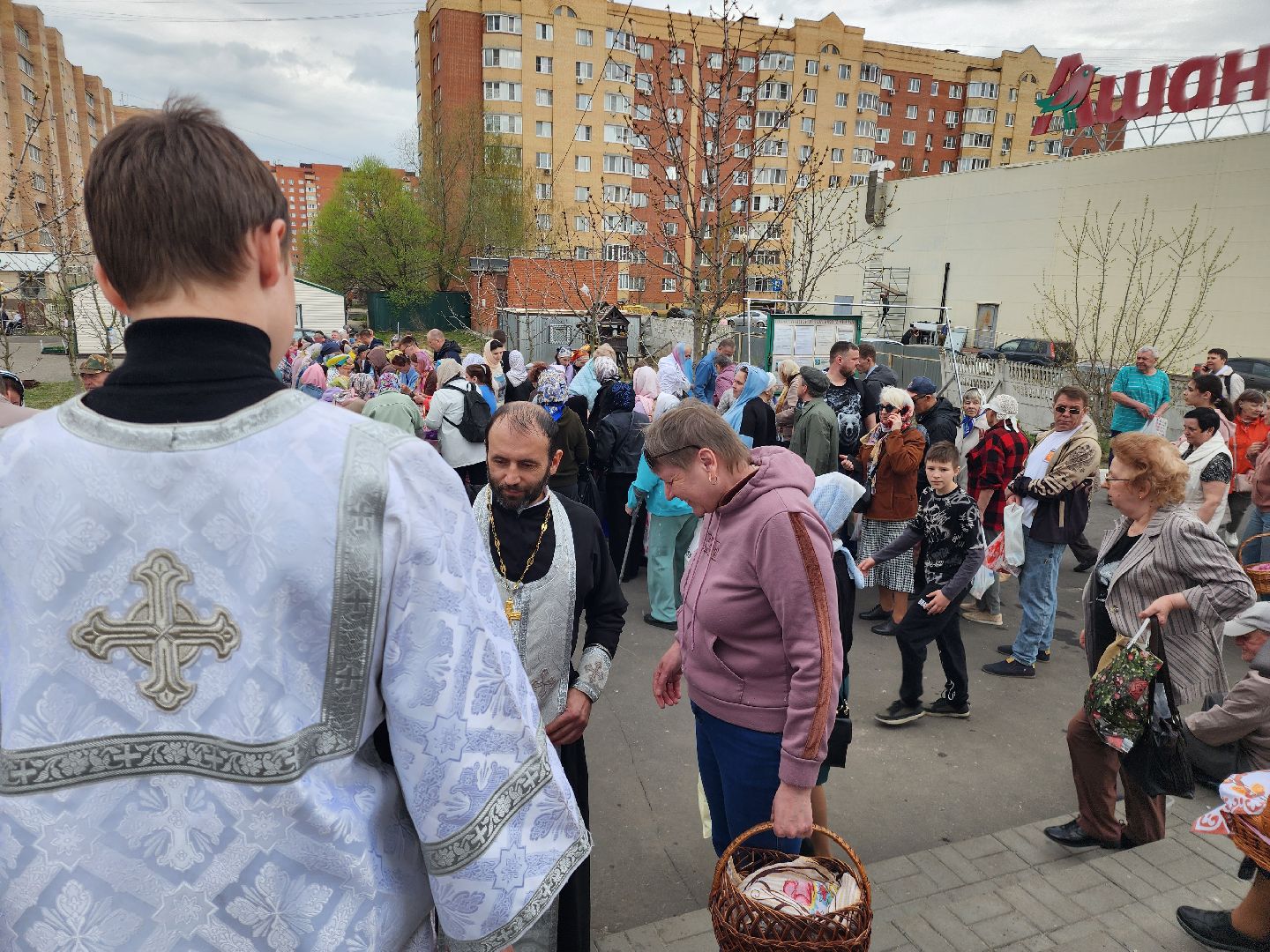 пасха 2025, шатура, шатурский округ, православие, никольский храм,