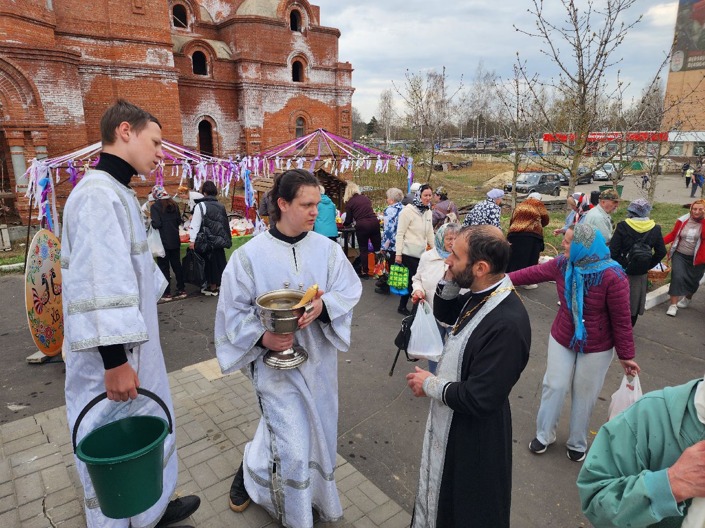 пасха 2025, шатура, шатурский округ, православие, никольский храм,