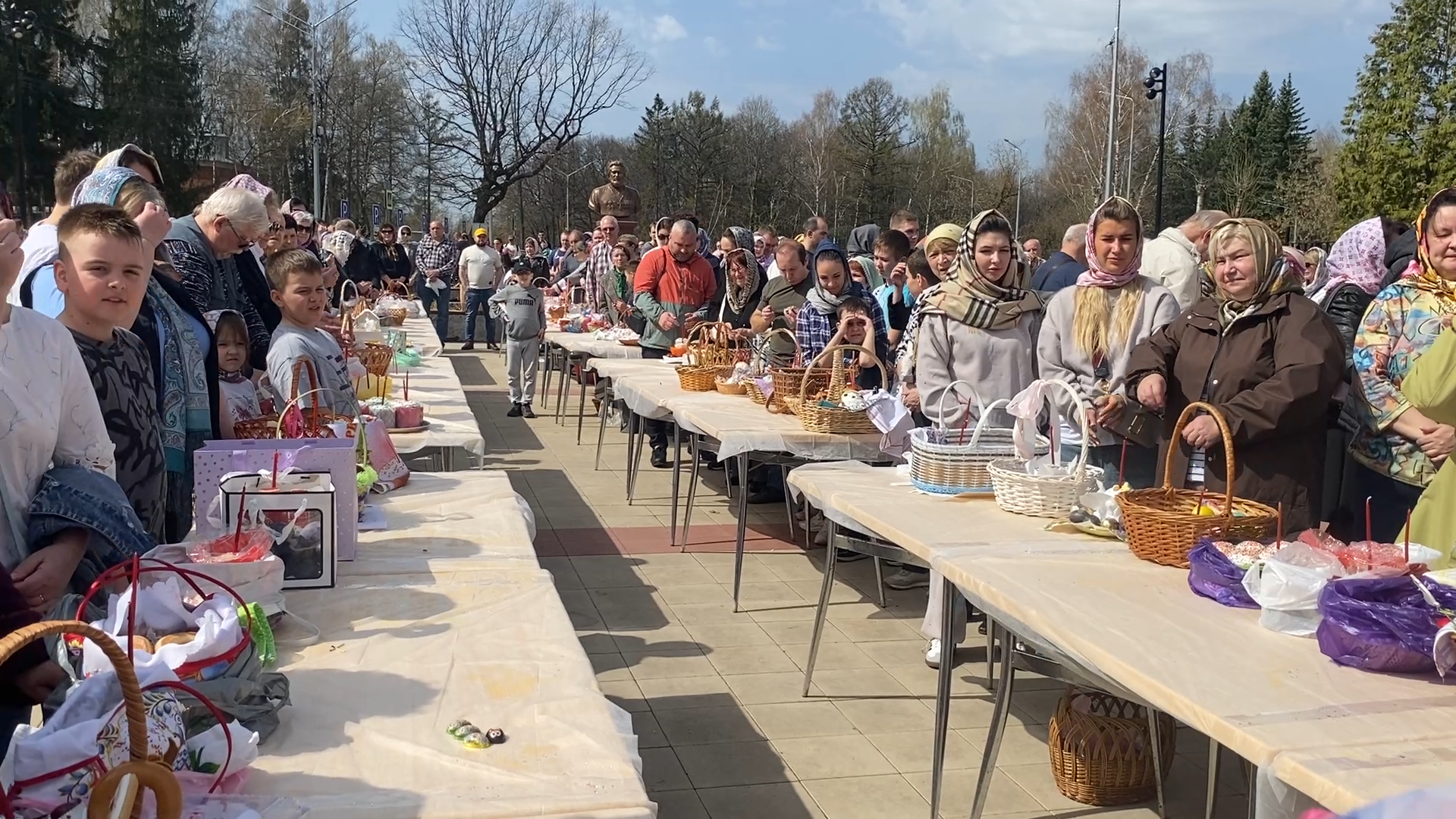 пасха, светлая пасха, праздник пасхи, освящение куличей, храм рвсн во власихе,