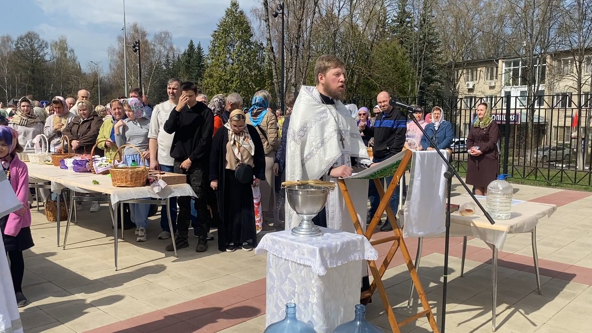 пасха, светлая пасха, праздник пасхи, освящение куличей, храм рвсн во власихе,