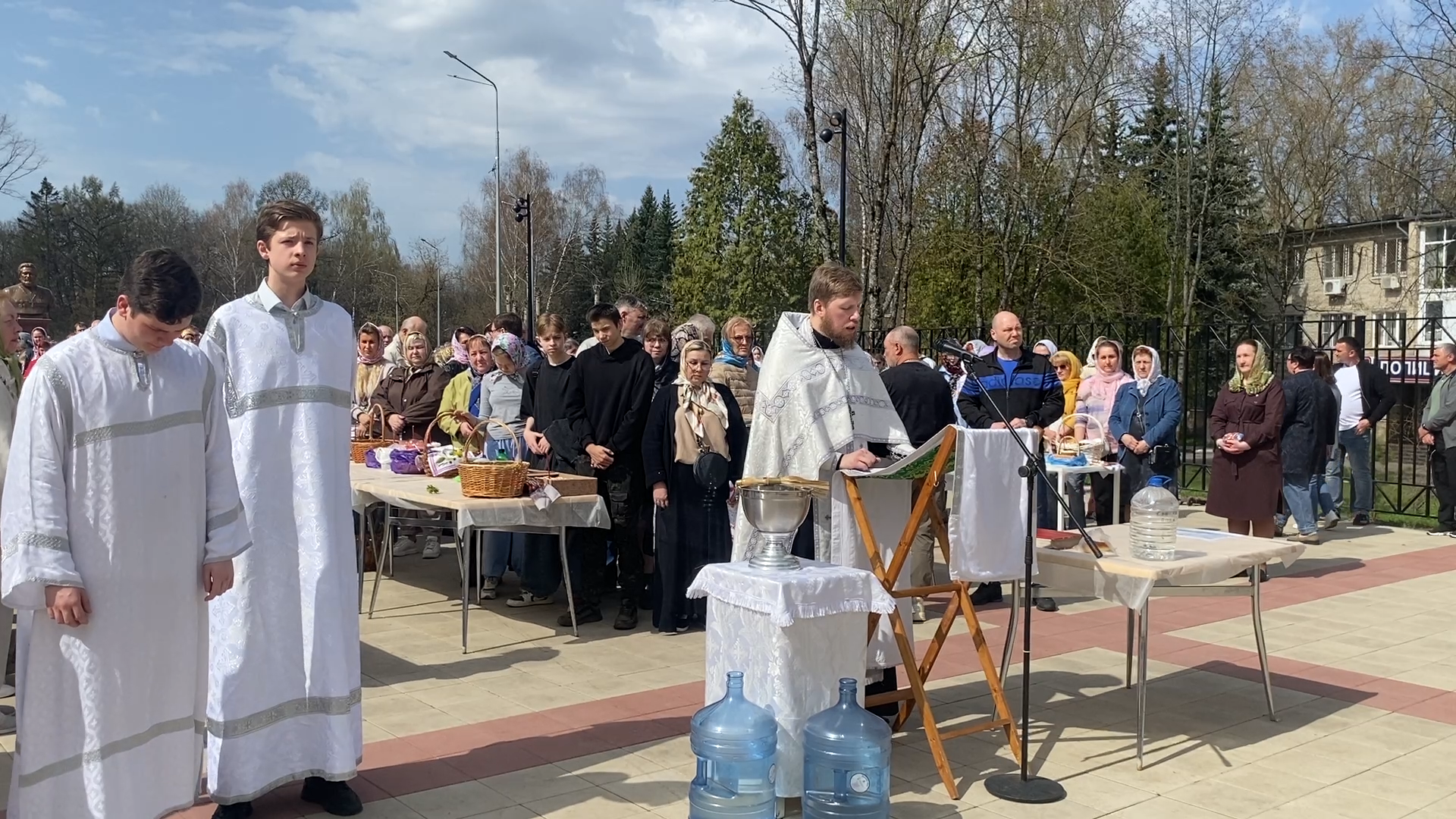 пасха, светлая пасха, праздник пасхи, освящение куличей, храм рвсн во власихе,