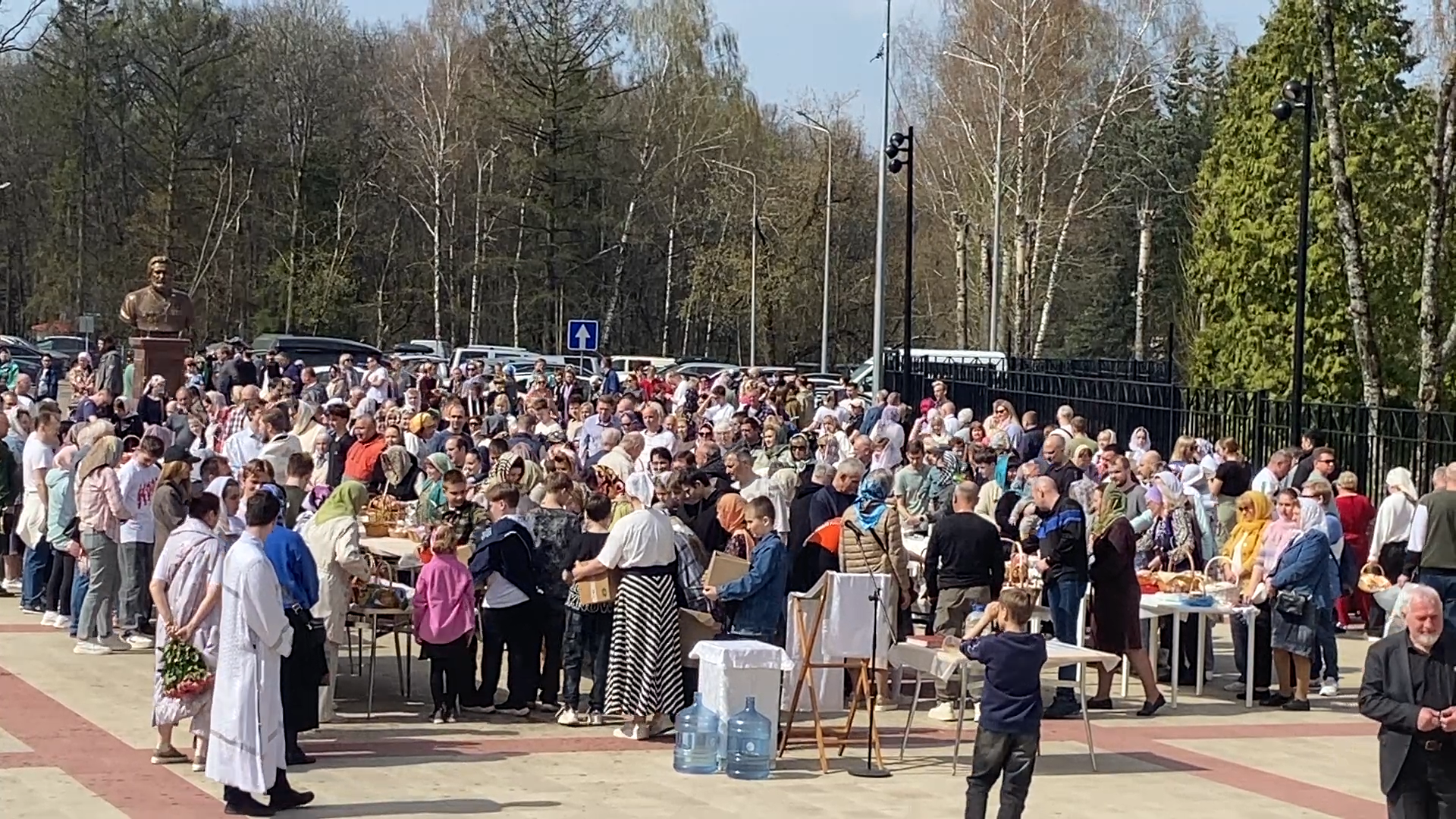 пасха, светлая пасха, праздник пасхи, освящение куличей, храм рвсн во власихе,