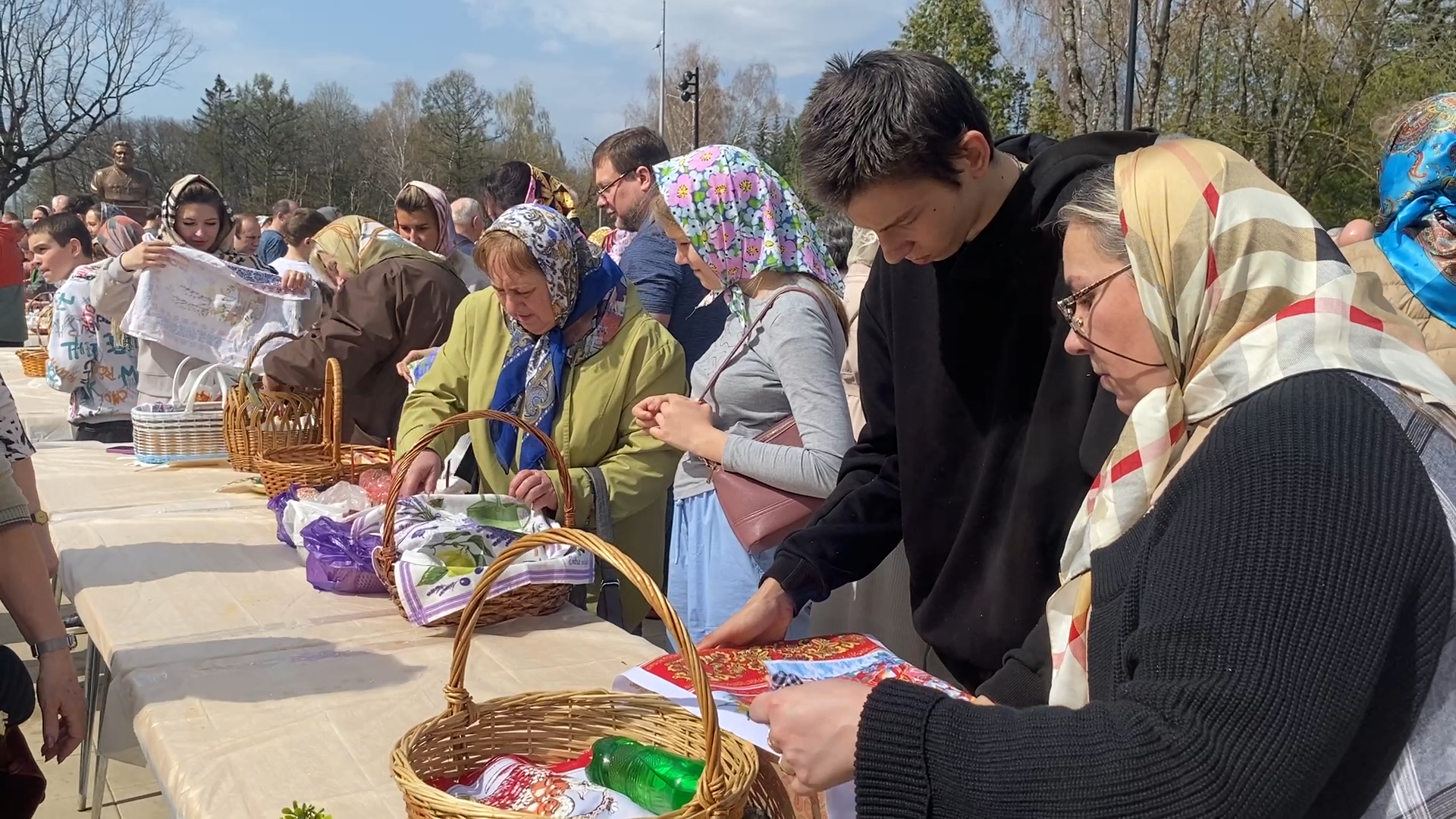 пасха, светлая пасха, праздник пасхи, освящение куличей, храм рвсн во власихе,