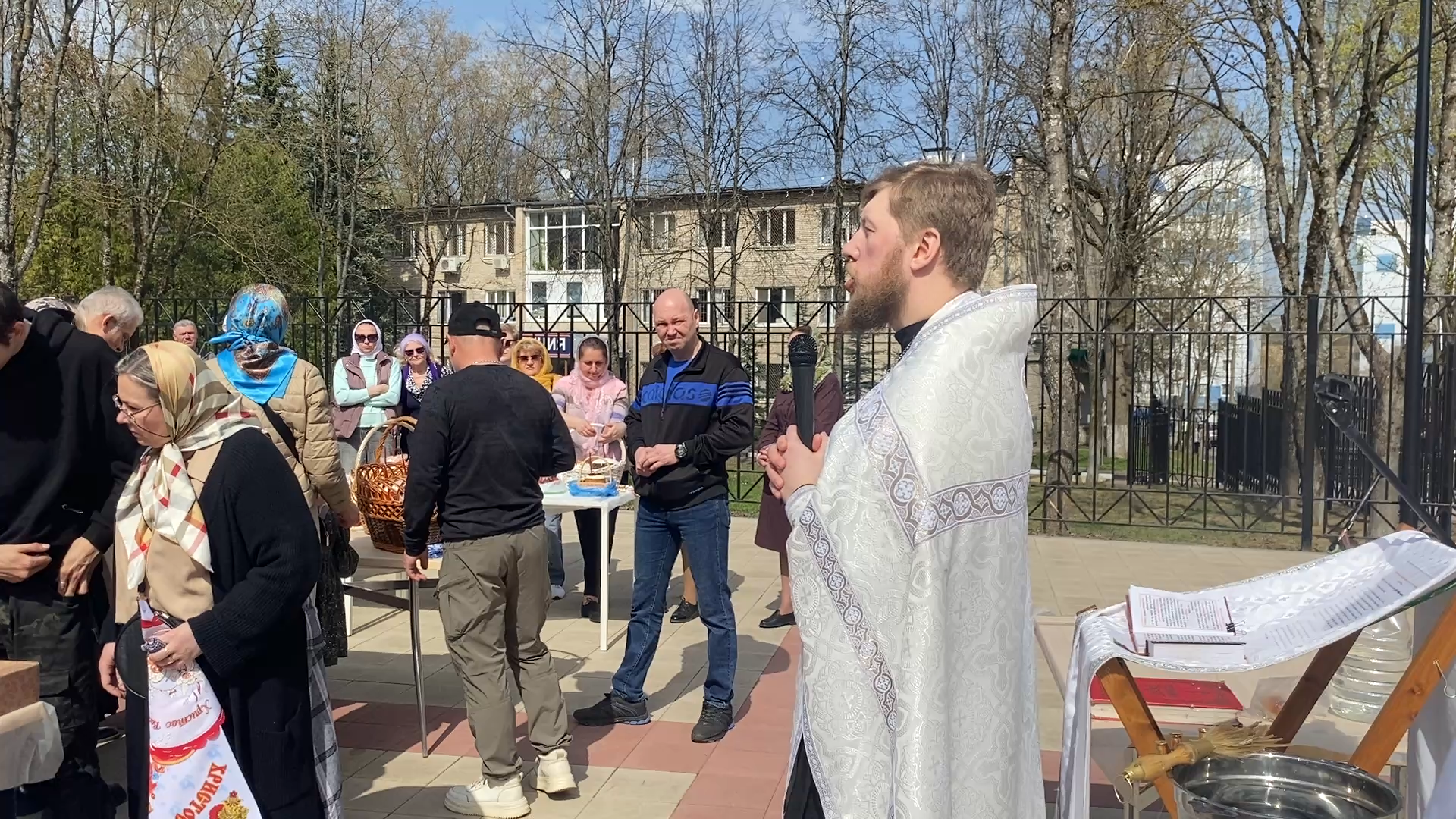 пасха, светлая пасха, праздник пасхи, освящение куличей, храм рвсн во власихе,