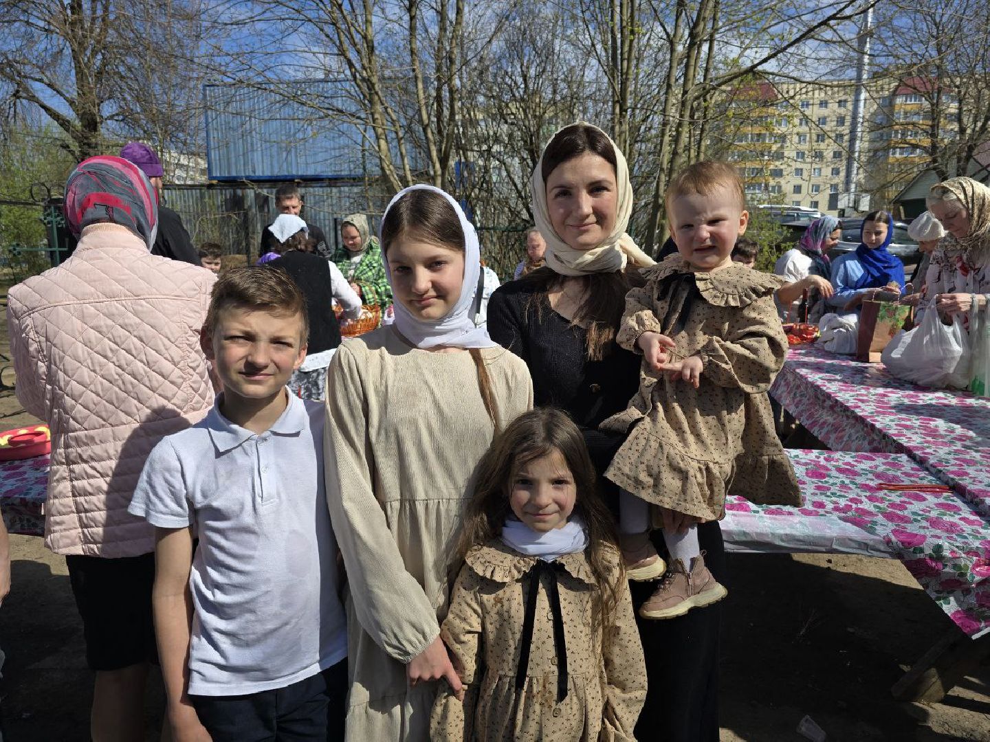 можайск, можайский муниципальный округ, подмосковье, многодетная семья, пасха, семейные традиции, пасхальные традиции,