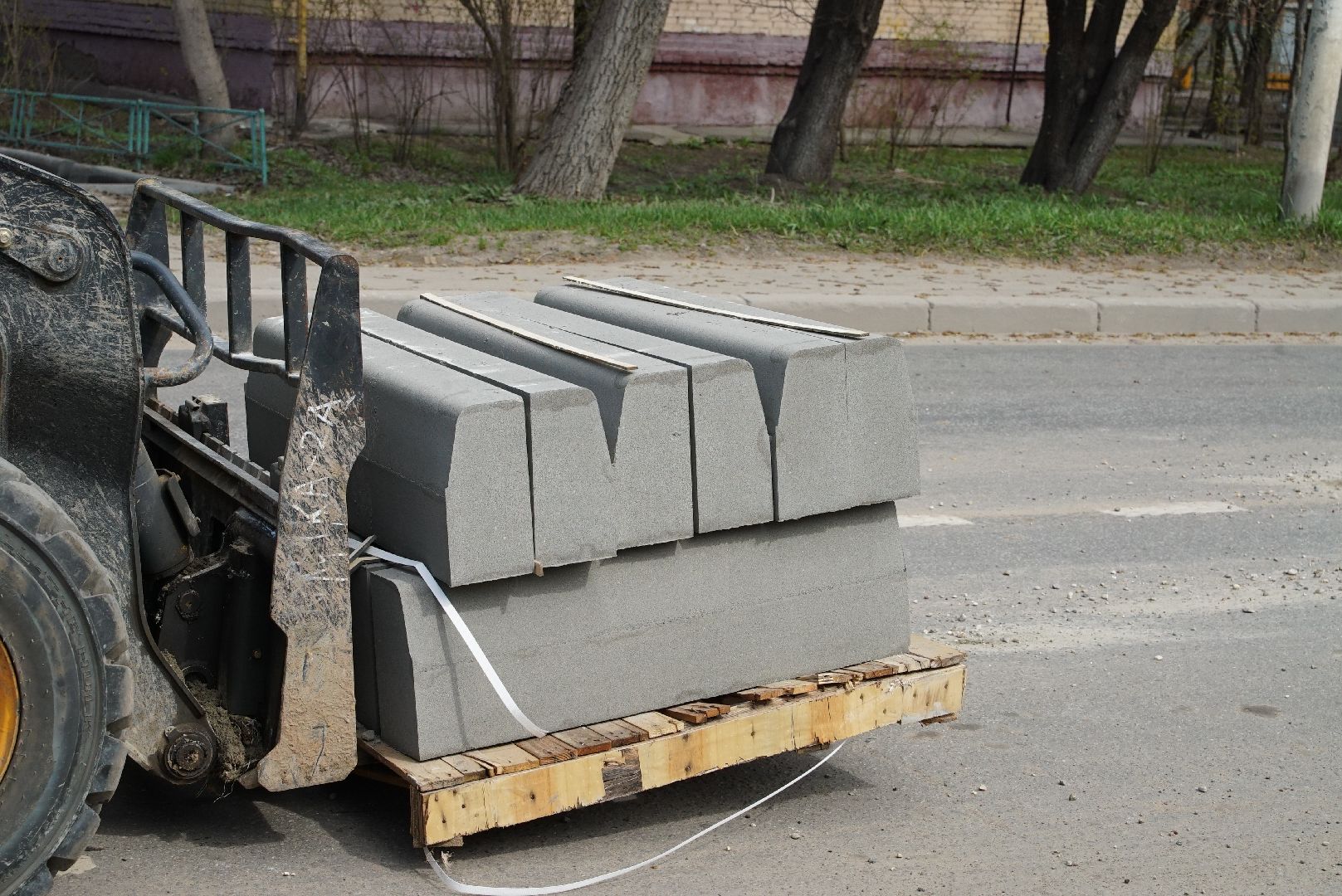 бордюр, дорога, ремонт,