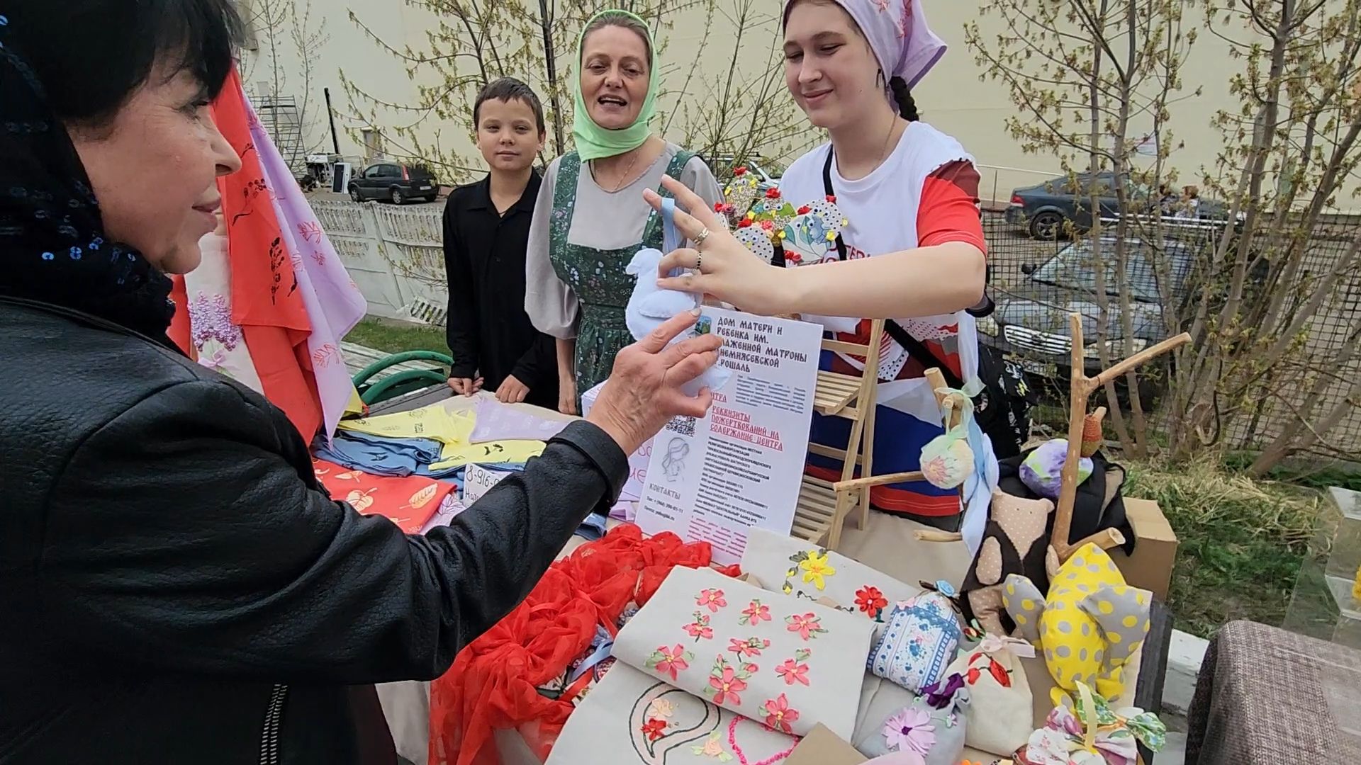 благотворительная ярмарка, шатура, никольский храм, пасха 2025, ихтис,