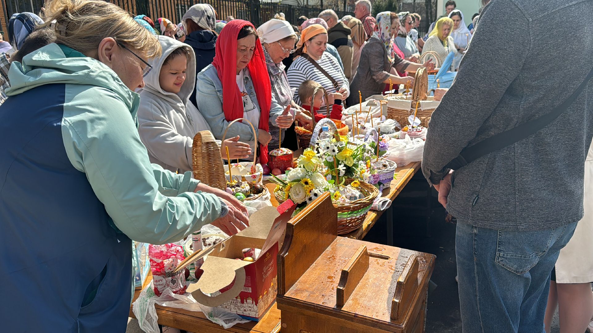пасха, освящение, куличи,