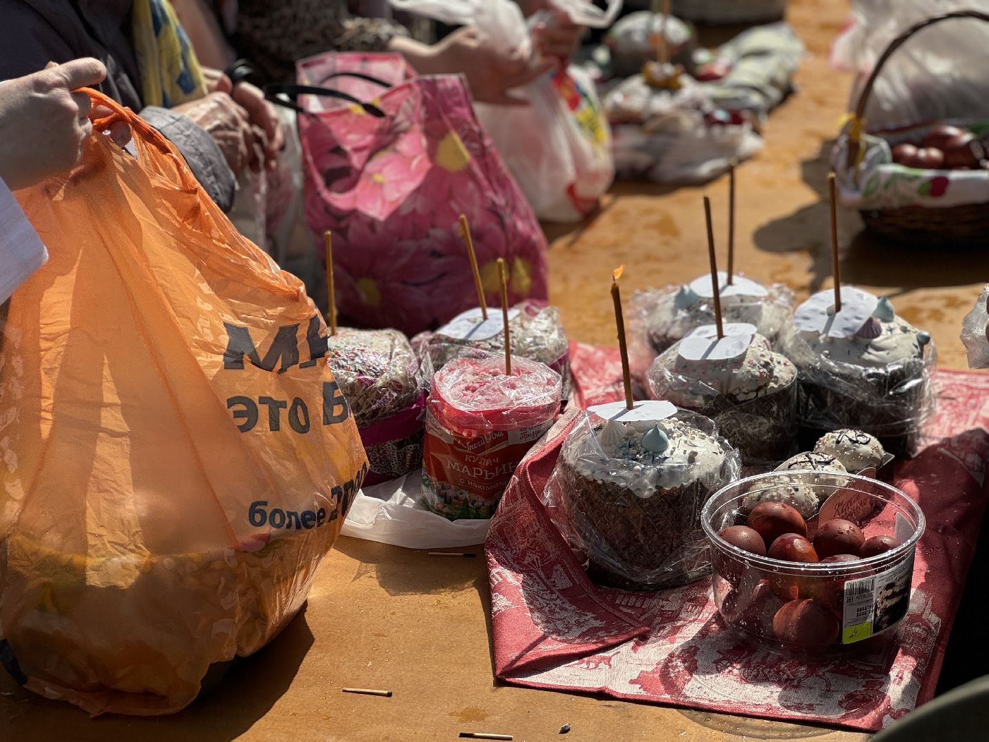 пасха, освящение, куличи,