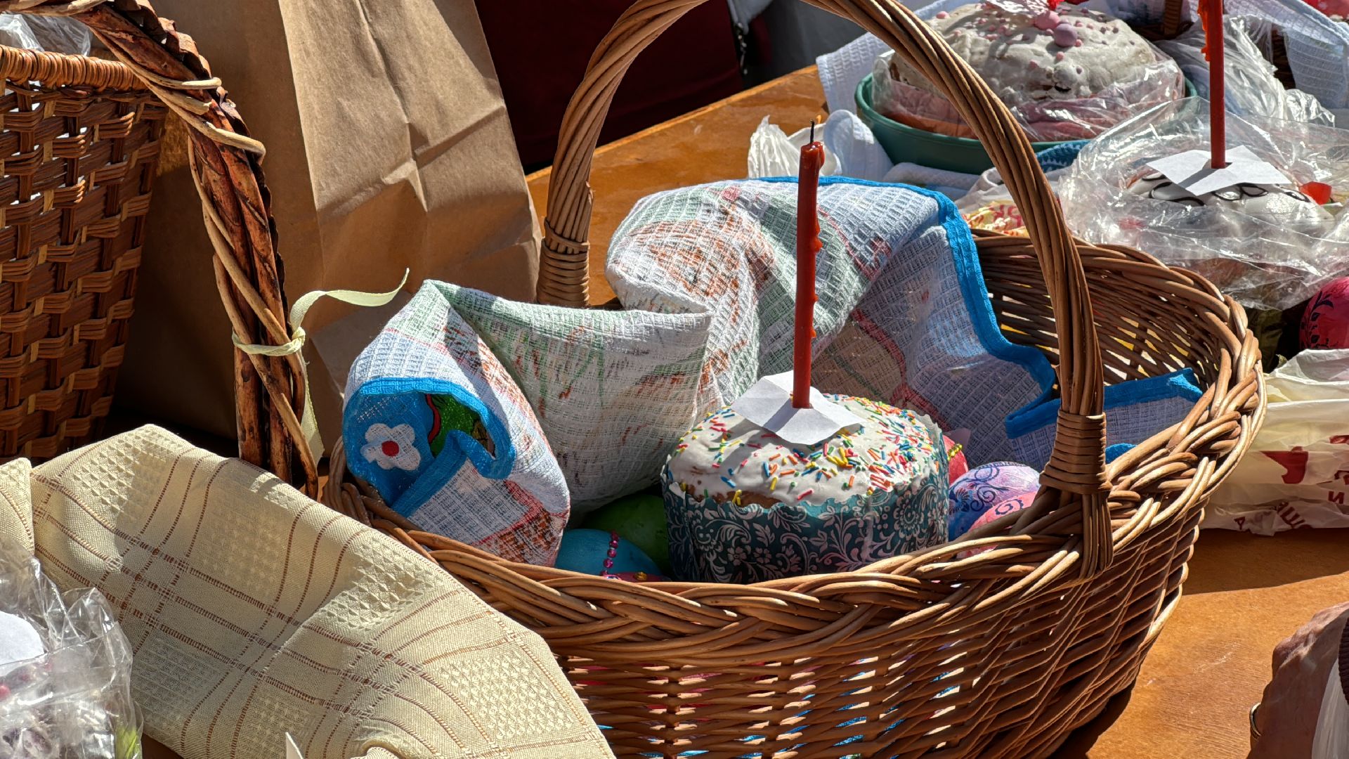 пасха, освящение, куличи,