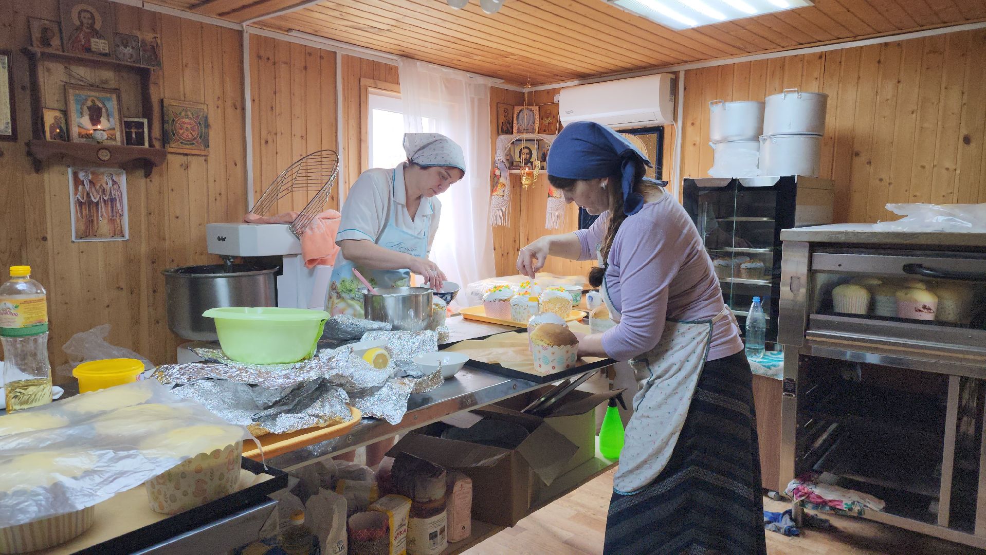 пасха 2025, шатура, никольский храм, куличи, куличи для военнослужащих,