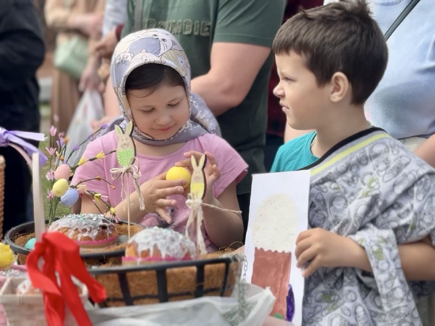 раменское, пасха, троицкий храм, троицкий храм раменское, освящение яиц,