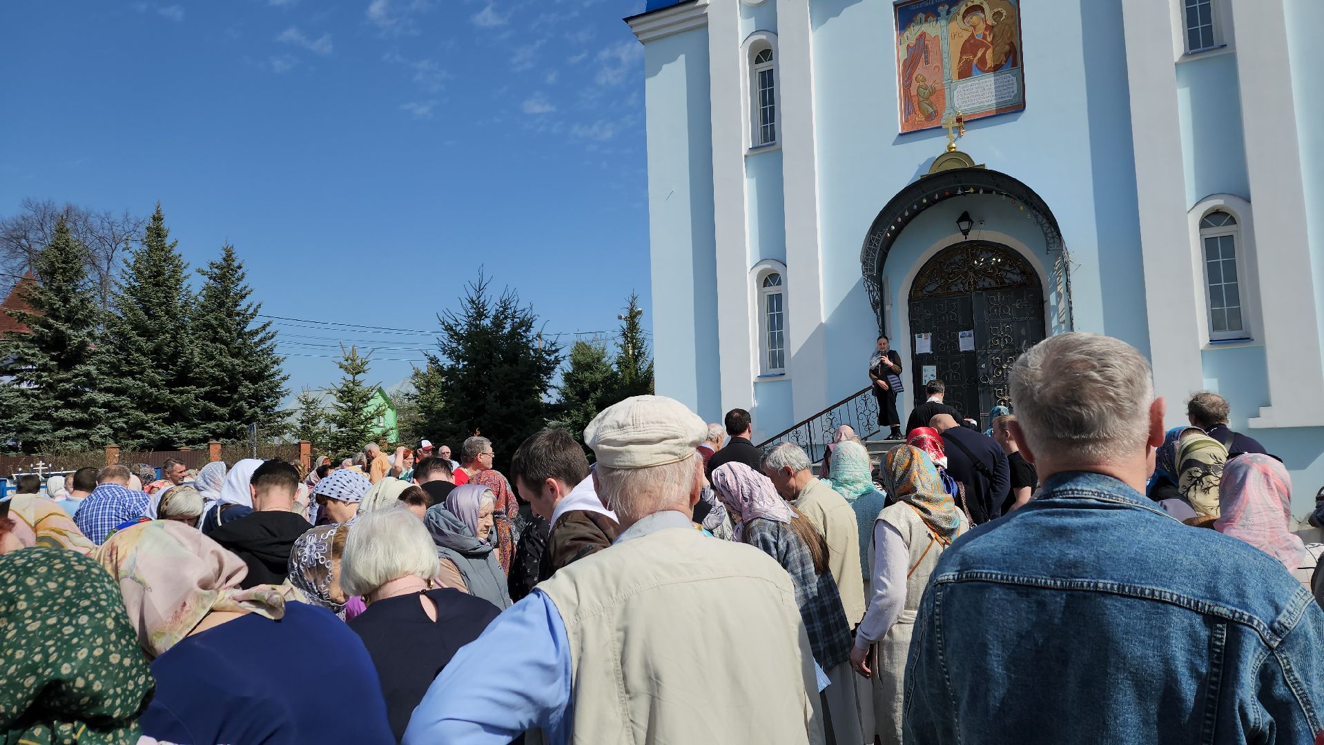 пушкино, храм, пасха, освящение куличей, христианский праздник, христос воскрес,