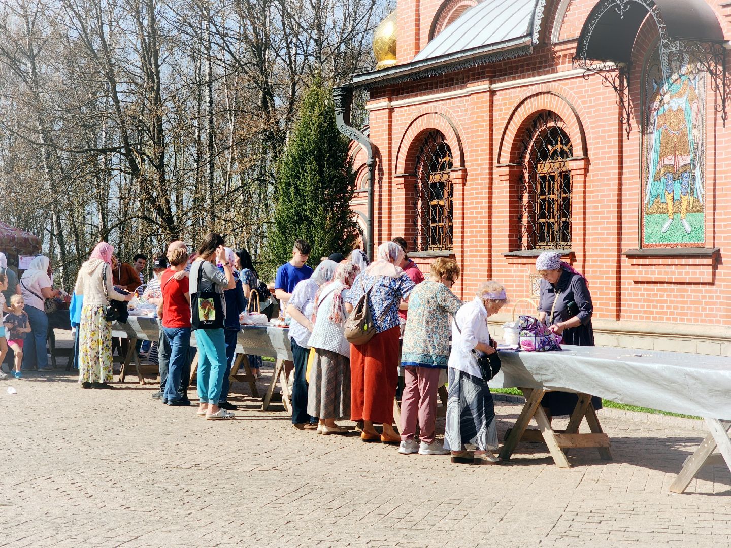 пущино, серпухов, пасха 2025, православие,