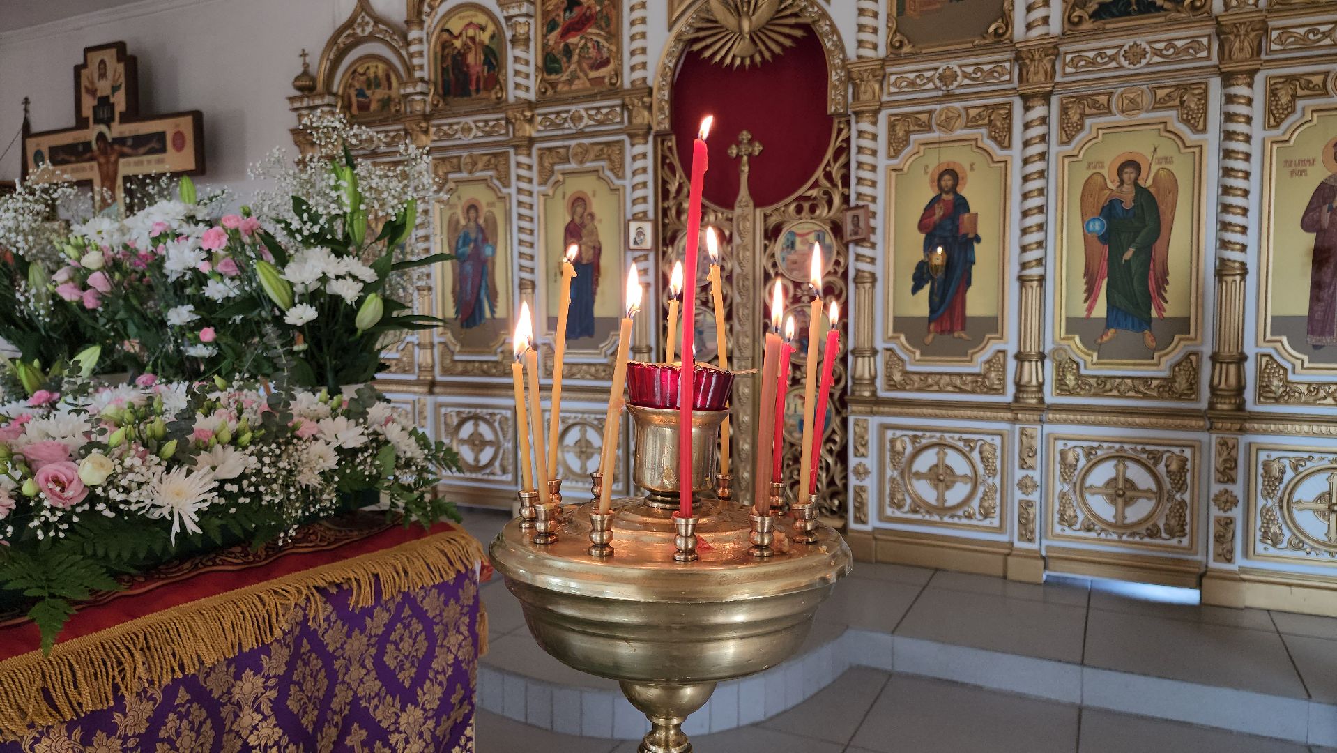 кашира, пасха, храм, освящение куличей, праздник, божественная литургия,