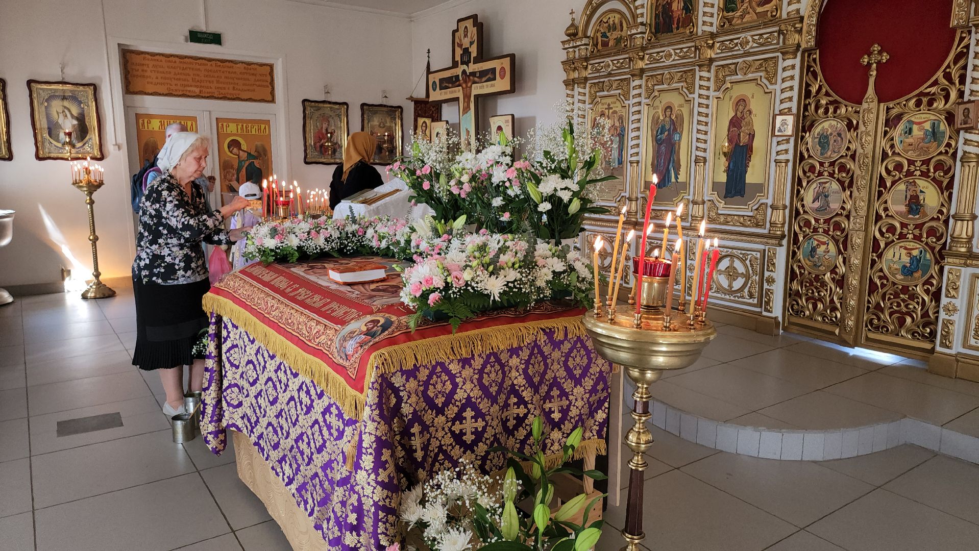 кашира, пасха, храм, освящение куличей, праздник, божественная литургия,