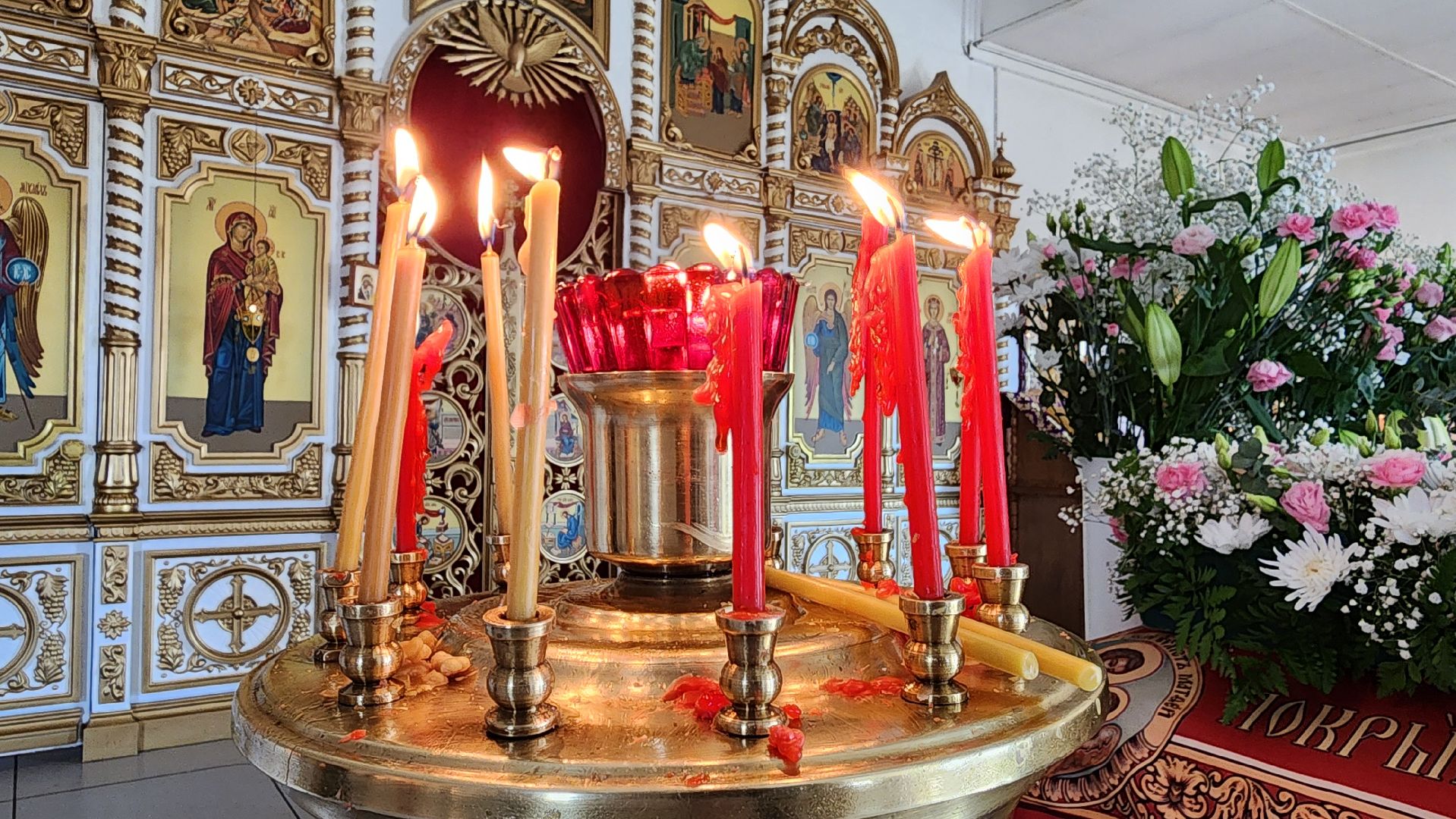 кашира, пасха, храм, освящение куличей, праздник, божественная литургия,