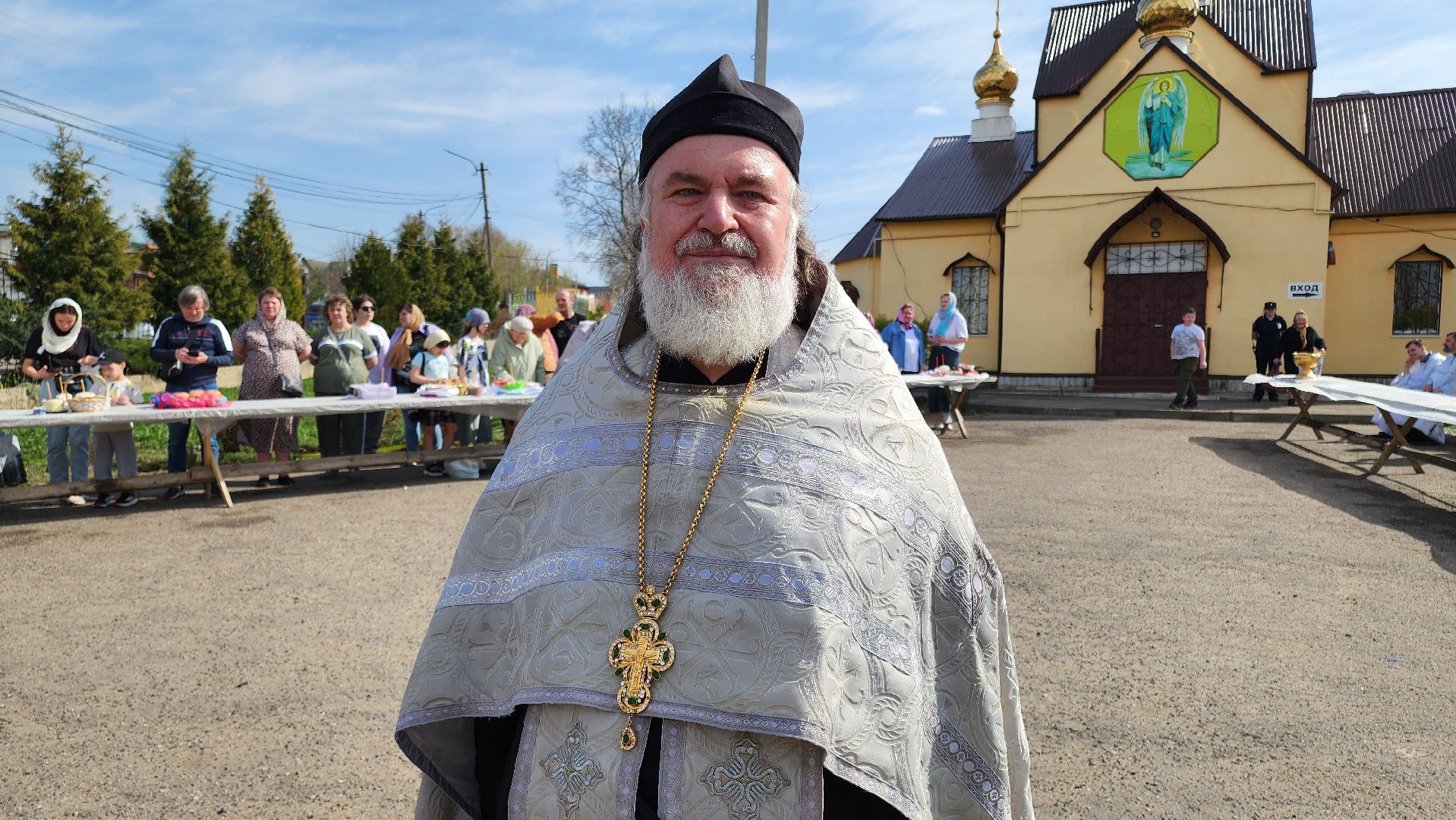 кашира, пасха, храм, освящение куличей, праздник, божественная литургия,