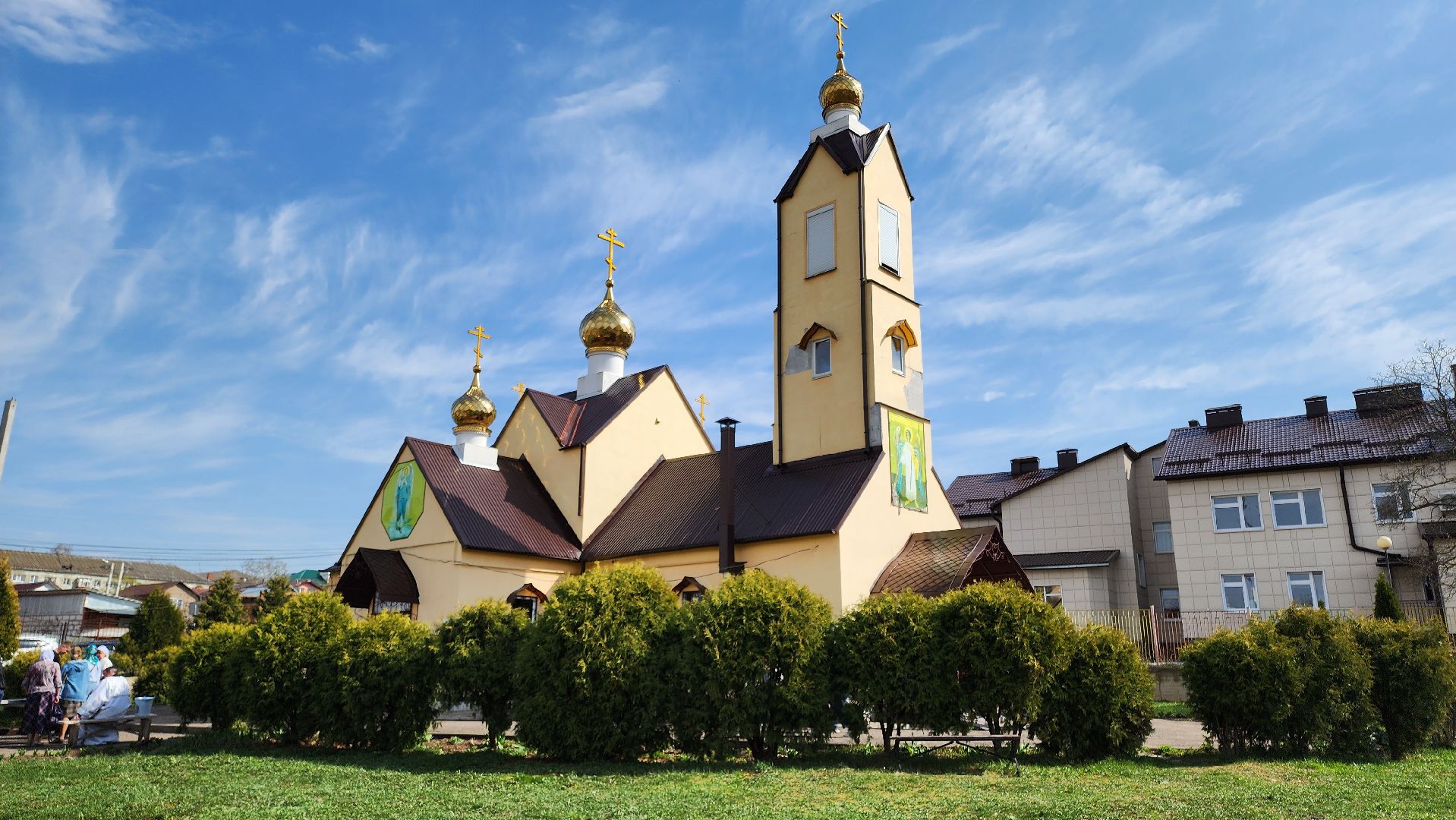 кашира, пасха, храм, освящение куличей, праздник, божественная литургия,