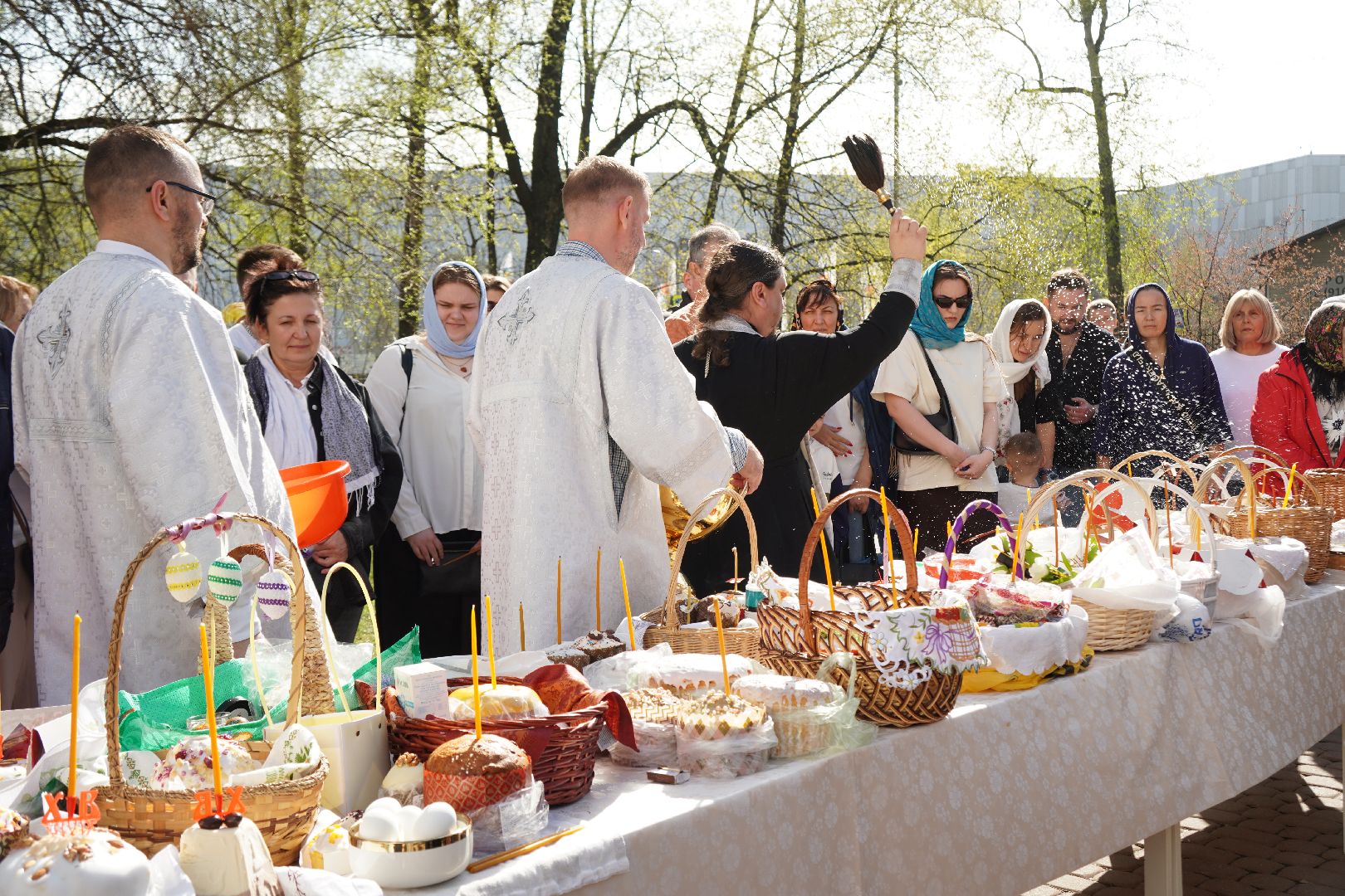 котельники,  пасха, освящение куличей,