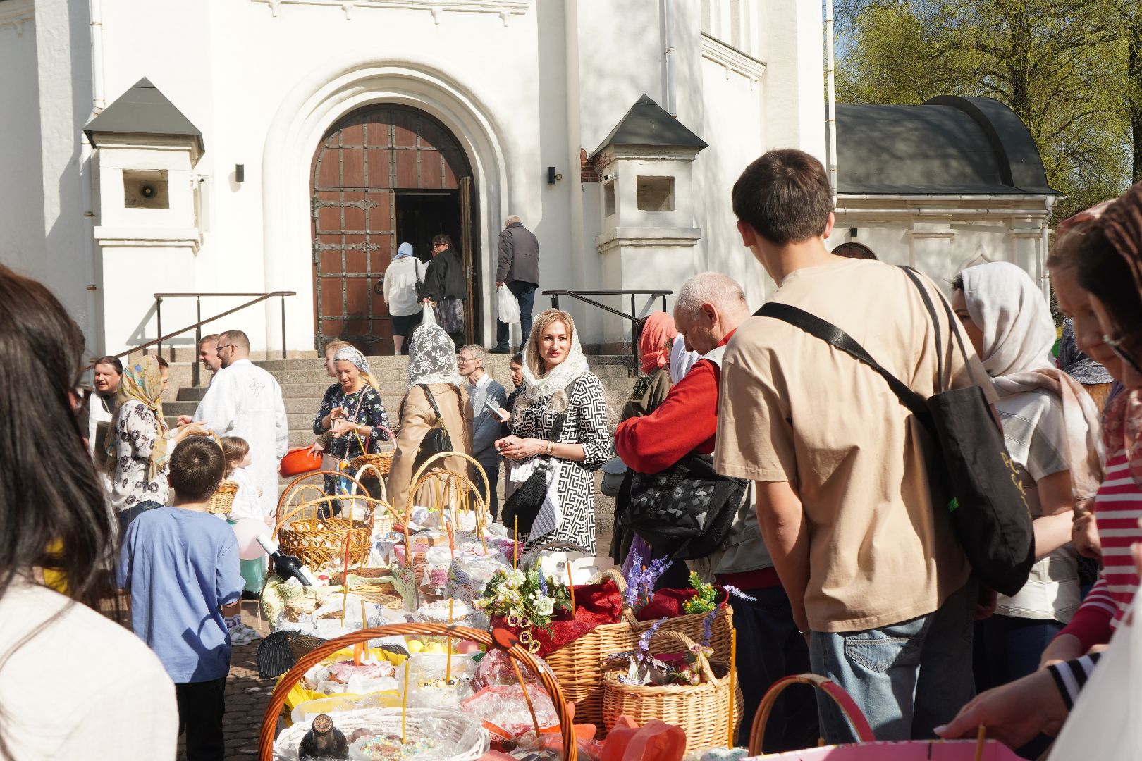 котельники,  пасха, освящение куличей,