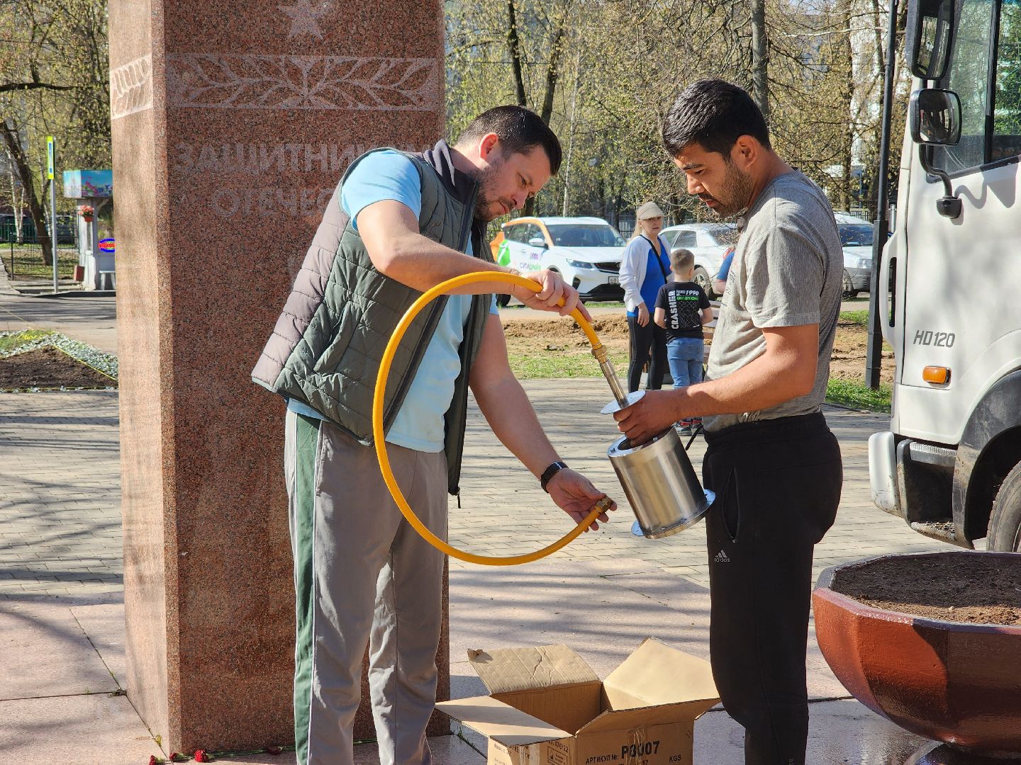 королёв, благоустройство, вечный огонь, мемориал защитникам отечества,