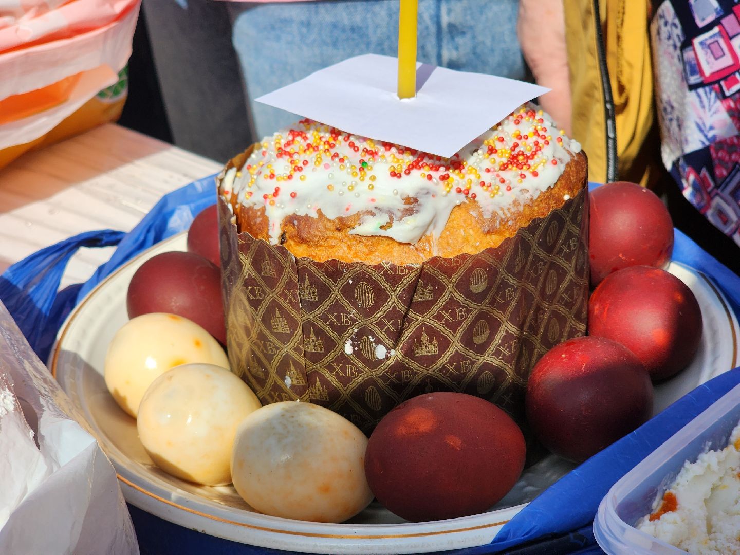 королёв, пасхальные традиции, освящение яиц и куличей, храм рождества пресвятой богородицы,