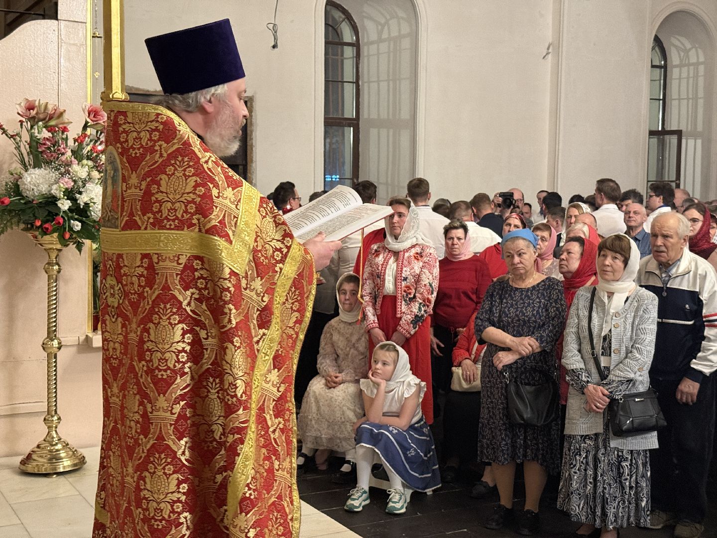 раменское, пасха, богослужение, троицкий храм, троицкий храм раменское, хор,