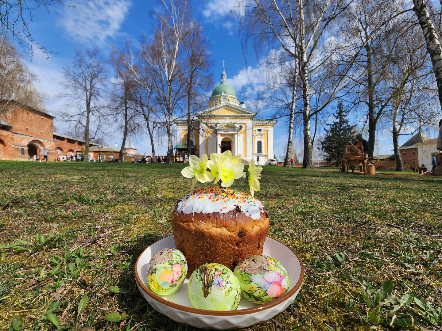 Зарайск, Зарайский кремль, Христос Воскрес, Светлая Пасха,