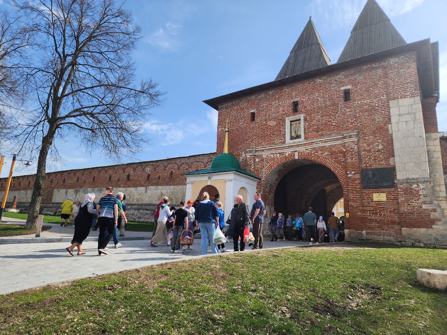 Зарайск, Зарайский кремль, Христос Воскрес, Светлая Пасха,