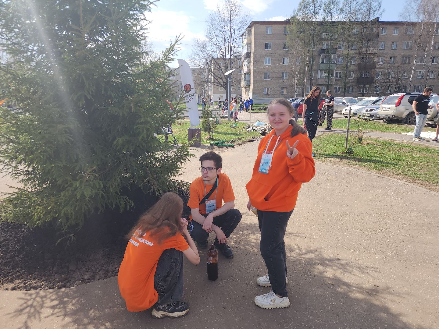 сергиев посад,  благоустройство, субботник,андрей мардасов, тимофей лагутин,