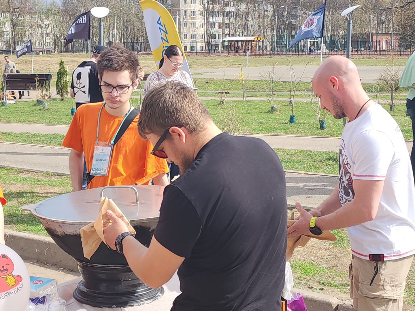 сергиев посад,  благоустройство, субботник,андрей мардасов, тимофей лагутин,