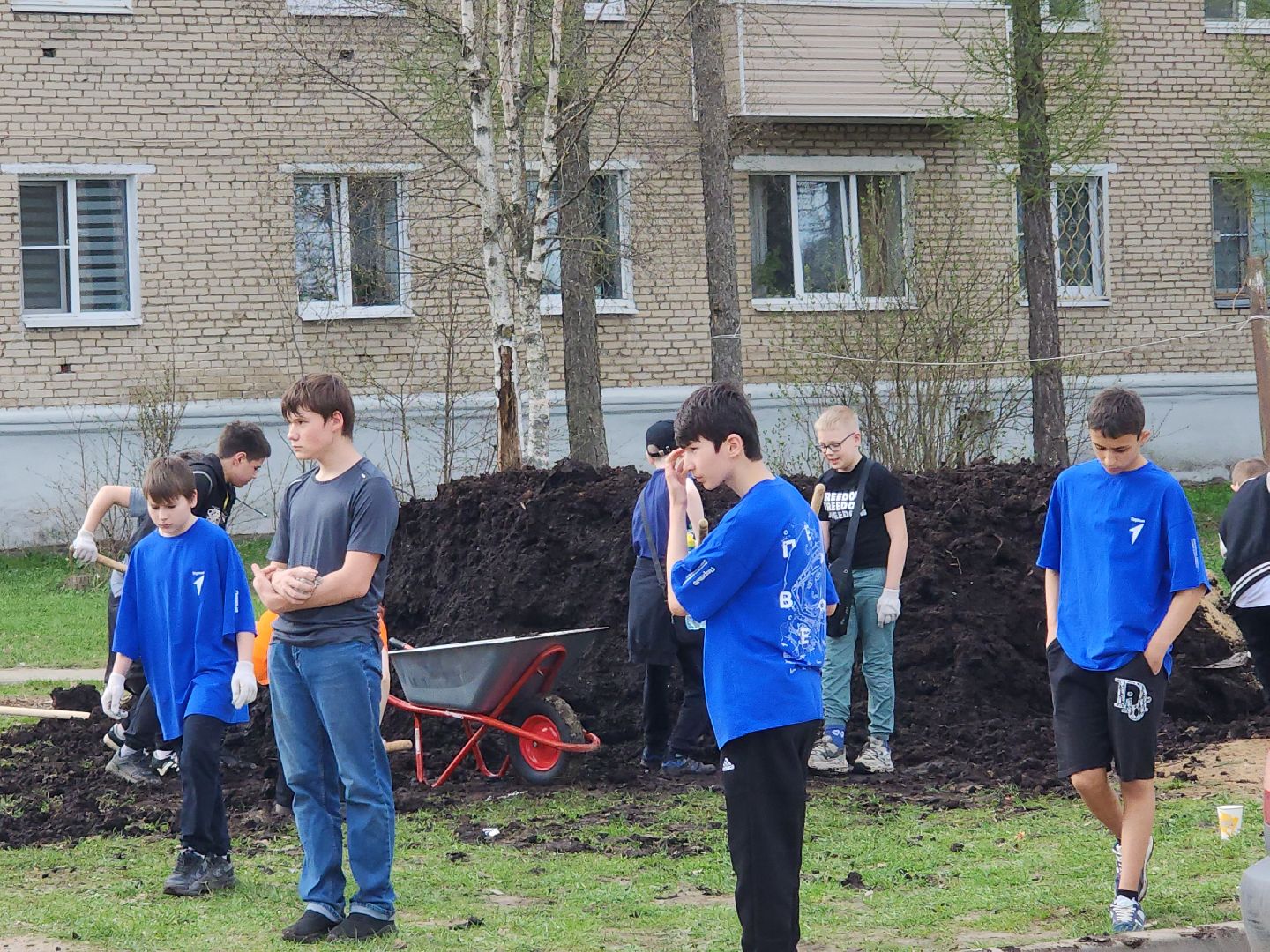 сергиев посад,  благоустройство, субботник,андрей мардасов, тимофей лагутин,