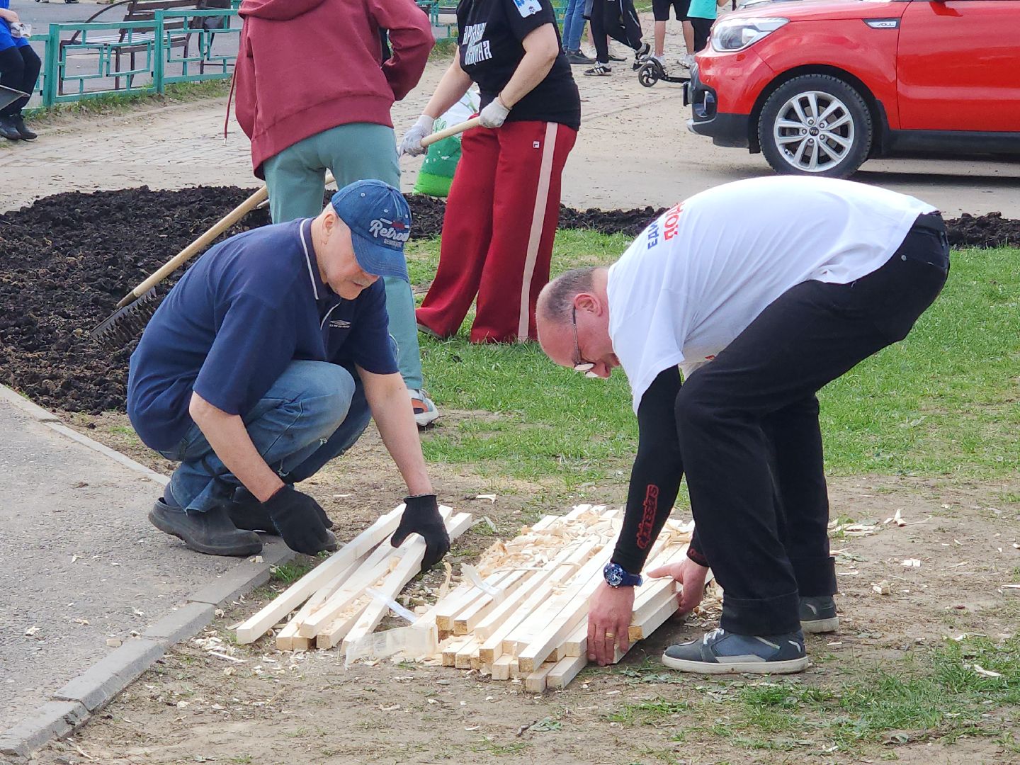сергиев посад,  благоустройство, субботник,андрей мардасов, тимофей лагутин,