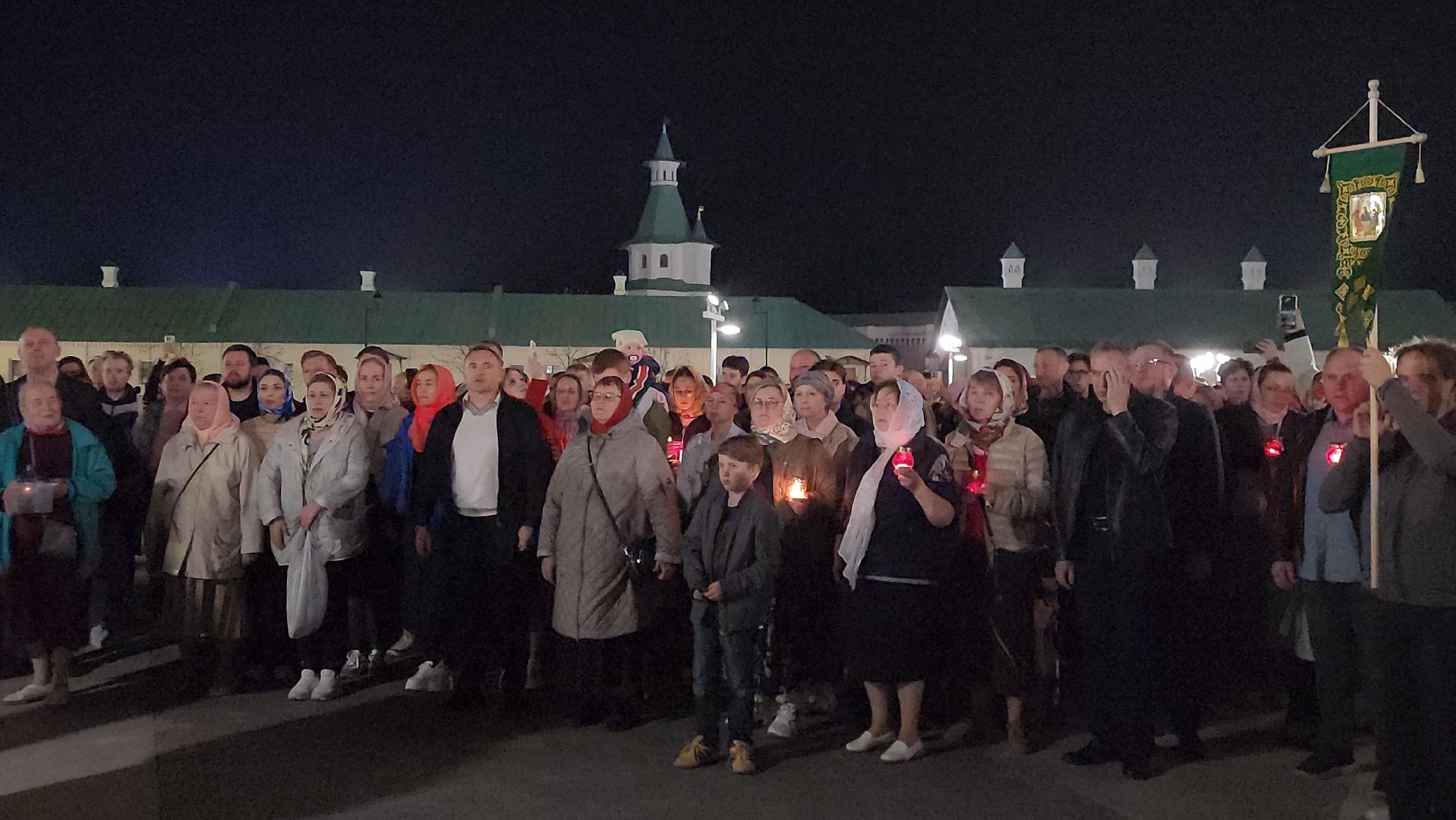 Монастырь, Истра, Пасха, Служба, крестный ход,