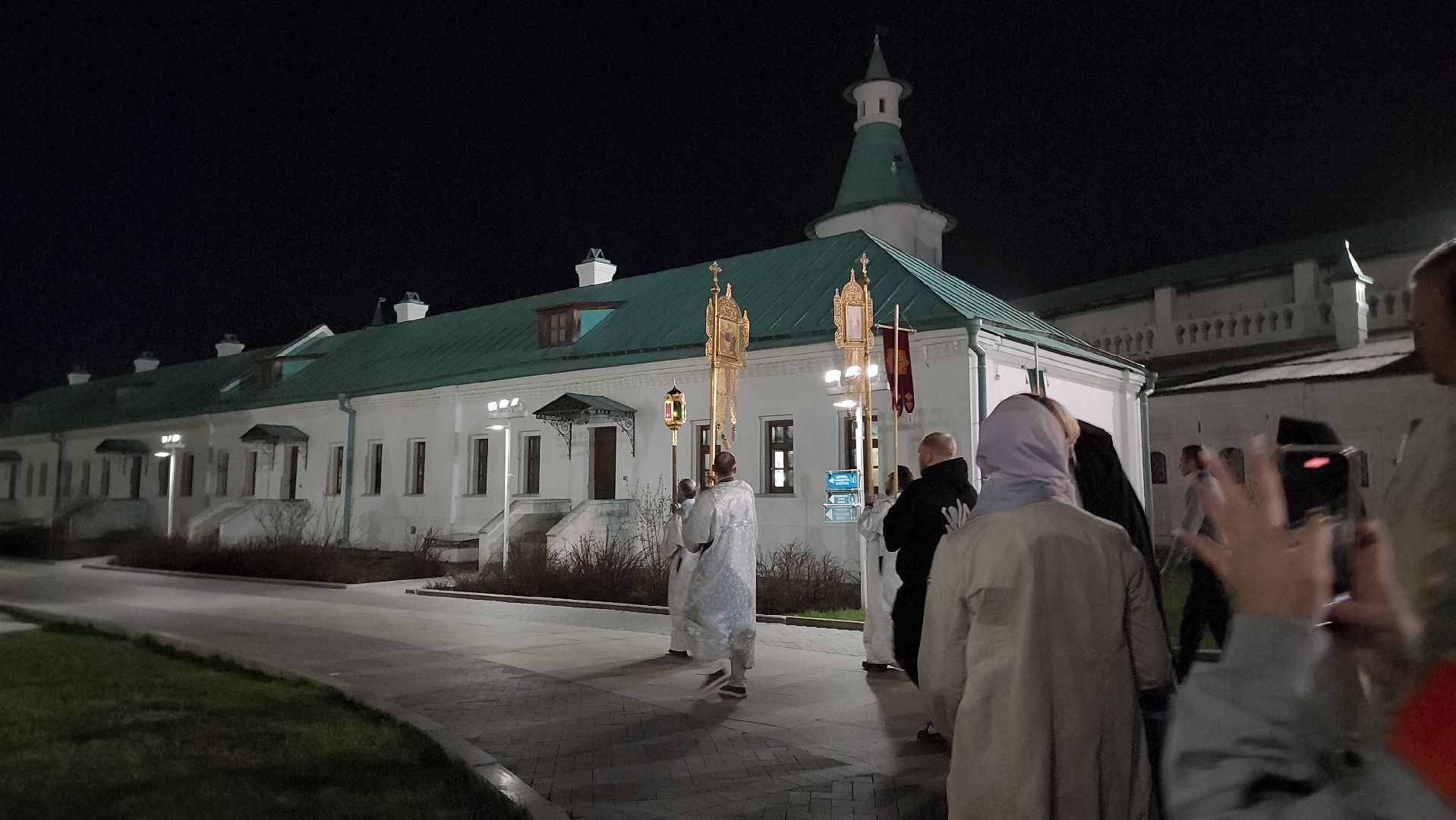 Монастырь, Истра, Пасха, Служба, крестный ход,