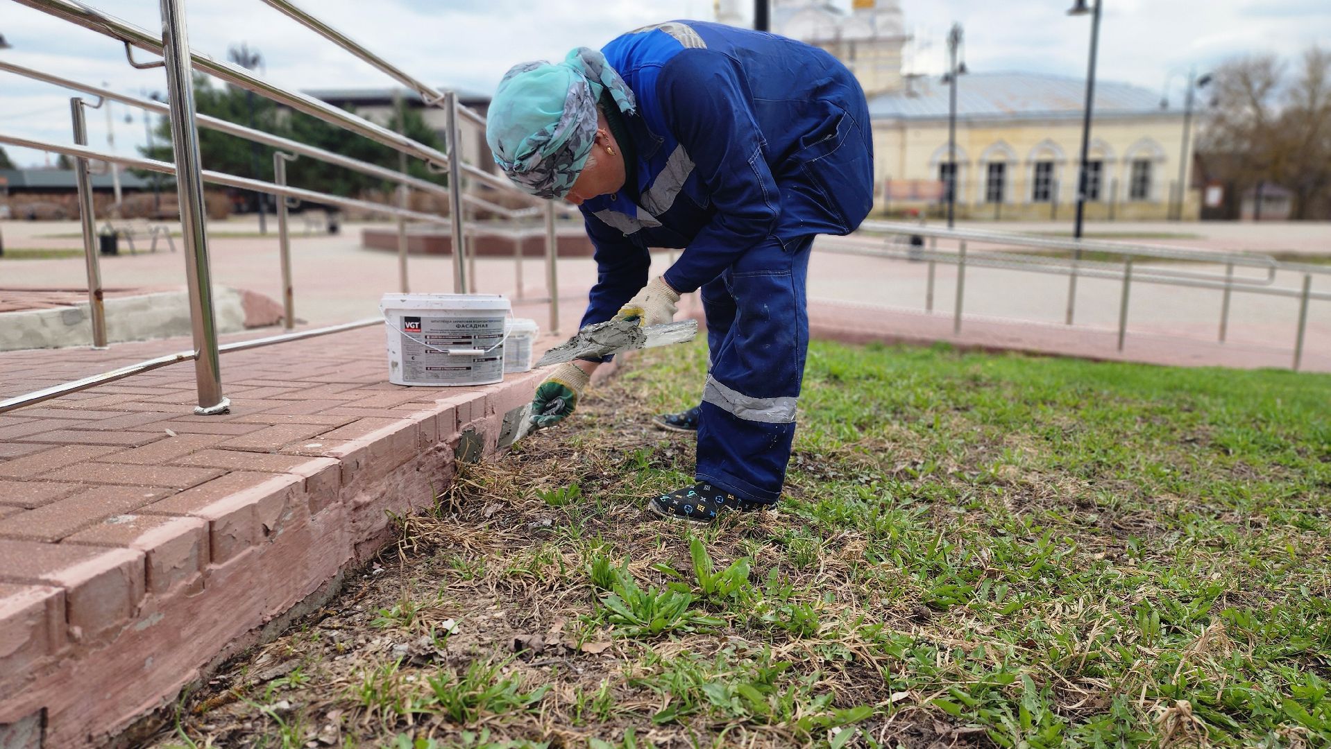 руза, благоустройство, вечный огонь, площадь партизан ,