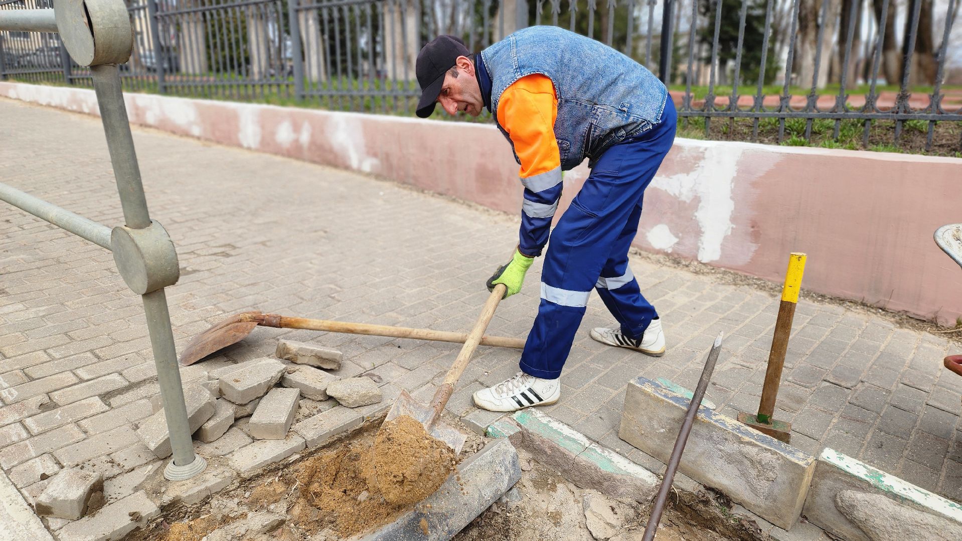 руза, благоустройство, вечный огонь, площадь партизан ,