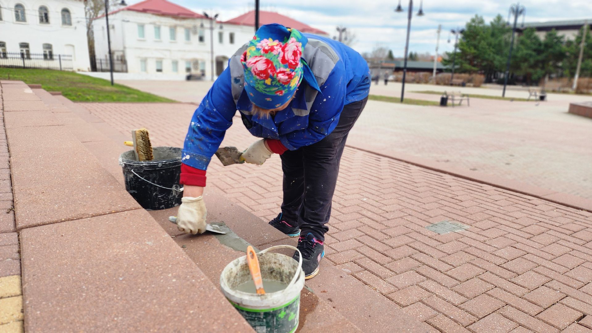 руза, благоустройство, вечный огонь, площадь партизан ,