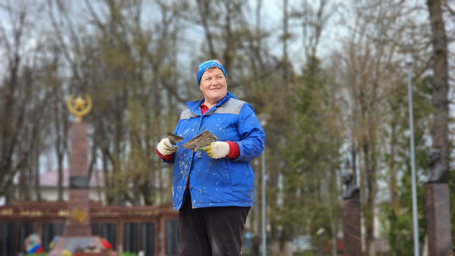 руза, благоустройство, вечный огонь, площадь партизан ,