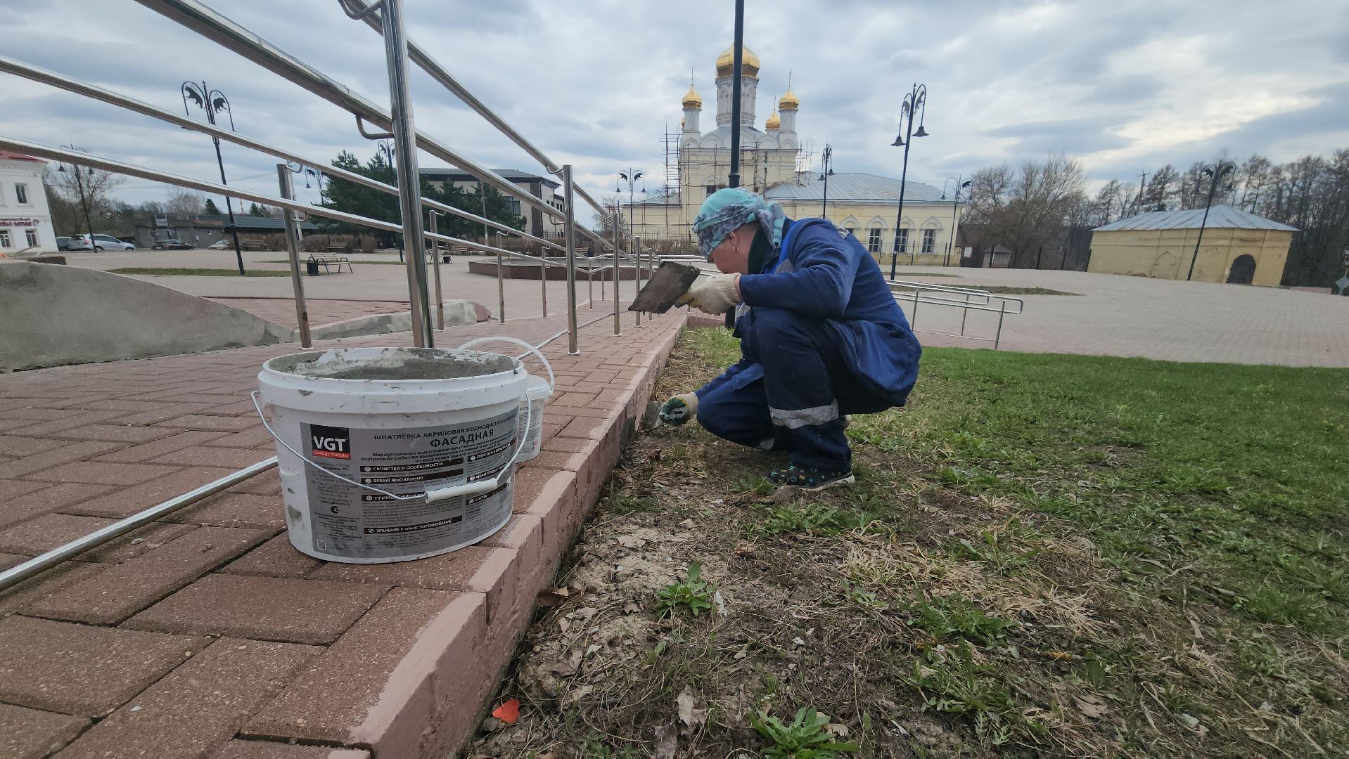 руза, благоустройство, вечный огонь, площадь партизан ,