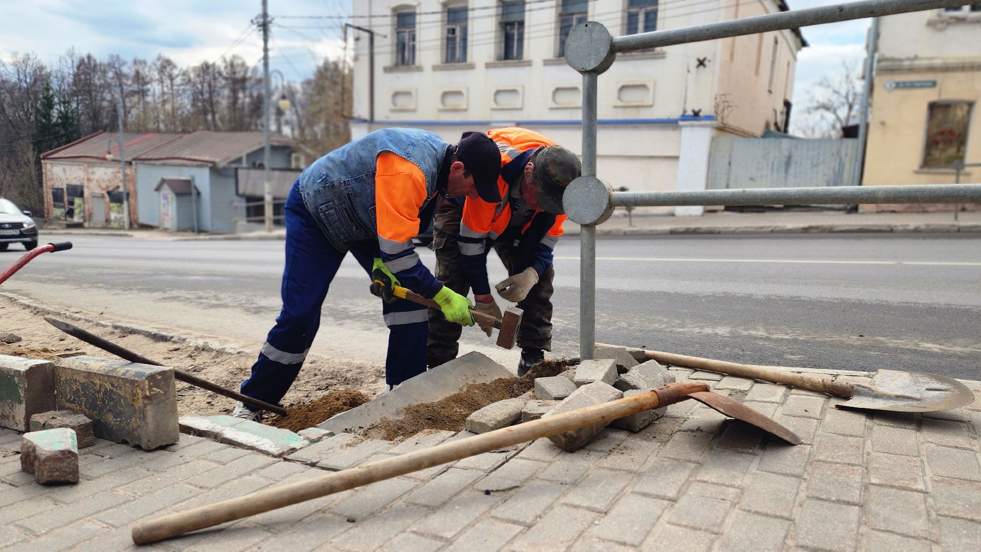 руза, благоустройство, вечный огонь, площадь партизан ,