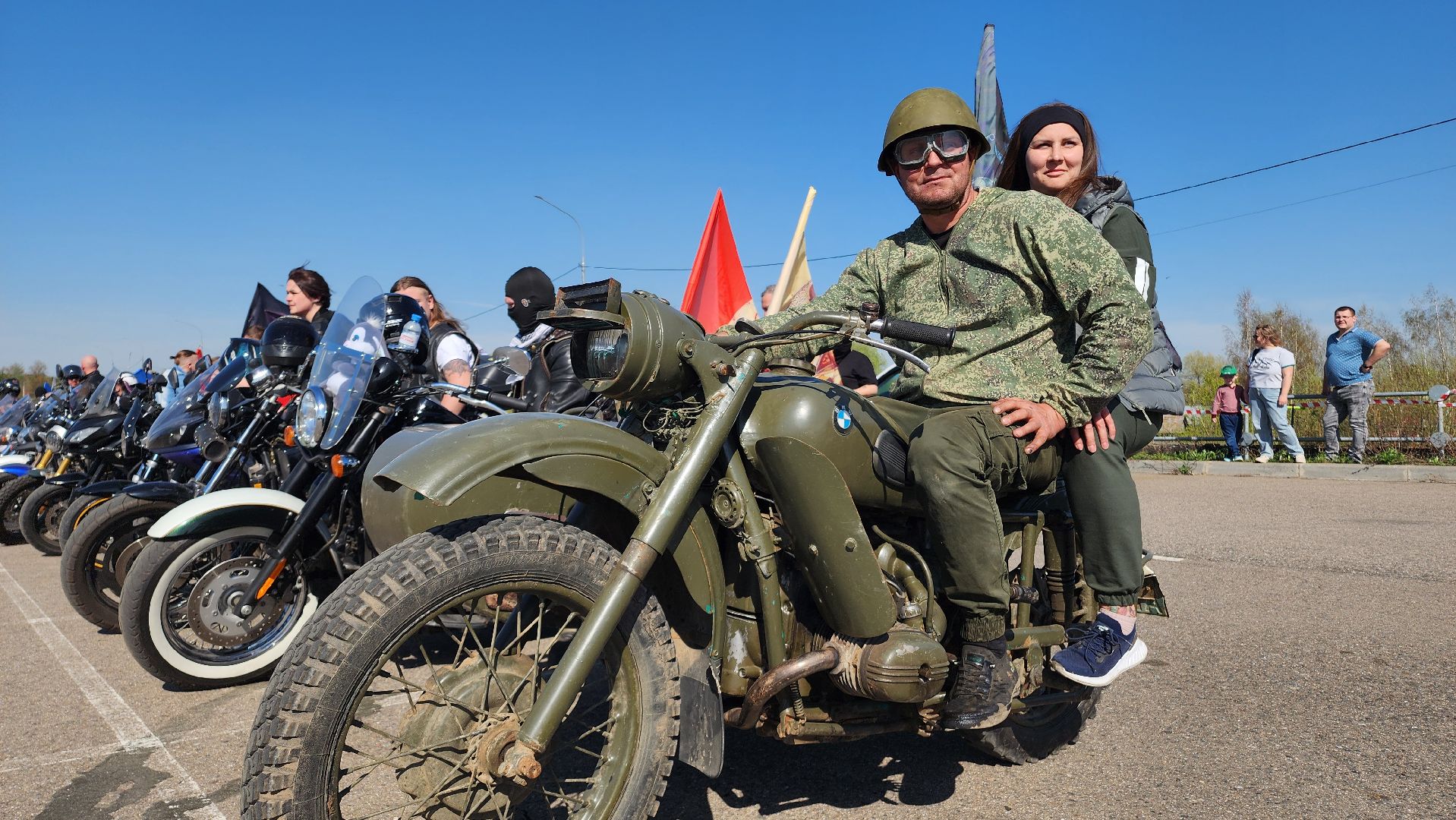 культура, трандиции, пасха, воскресенк, домодедово, подмосковье,  крестный ход, мотопробег, автопробег,