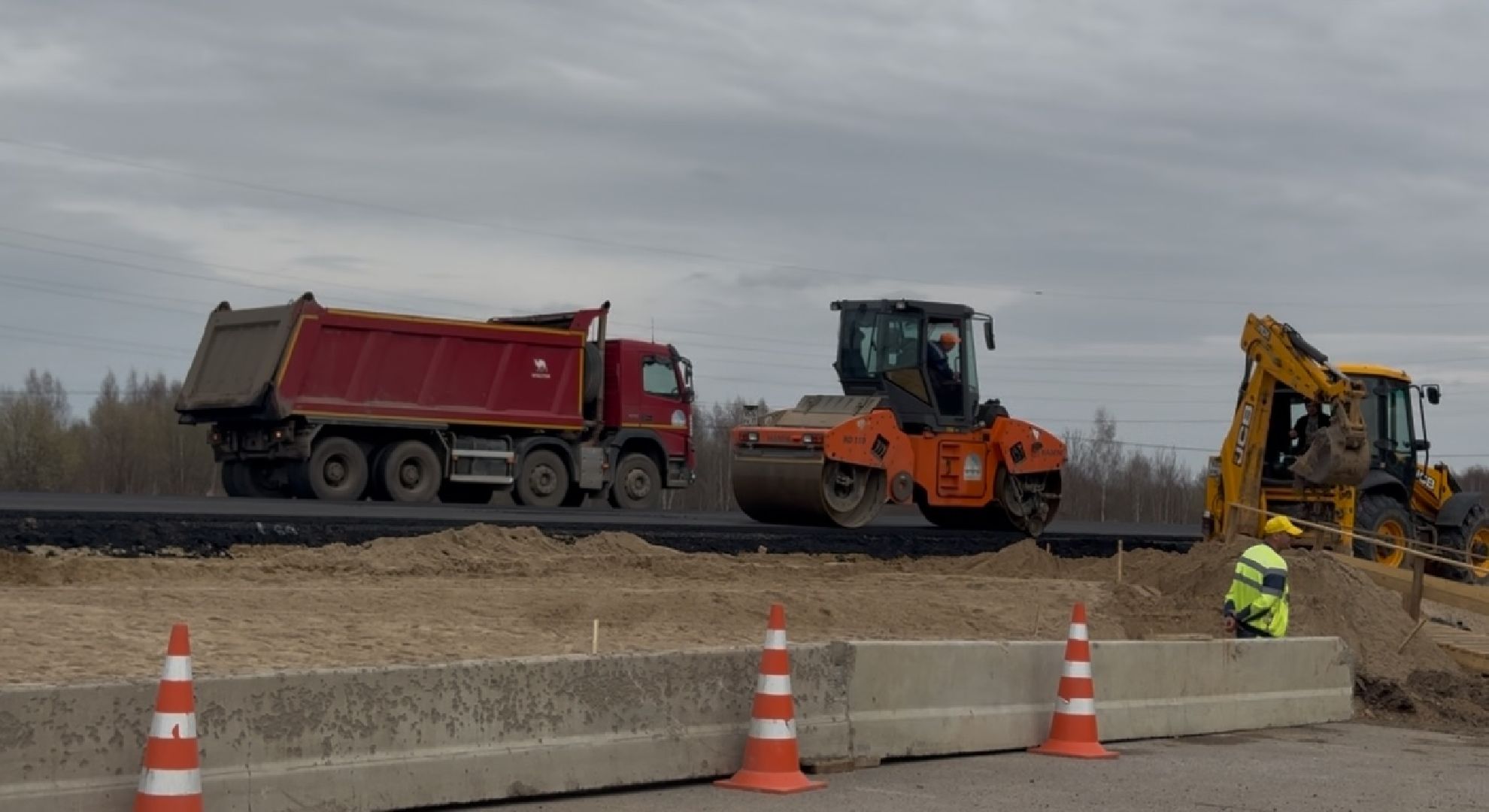 шаховская, федеральная дорога, капитальный ремонт трассы, балтия,